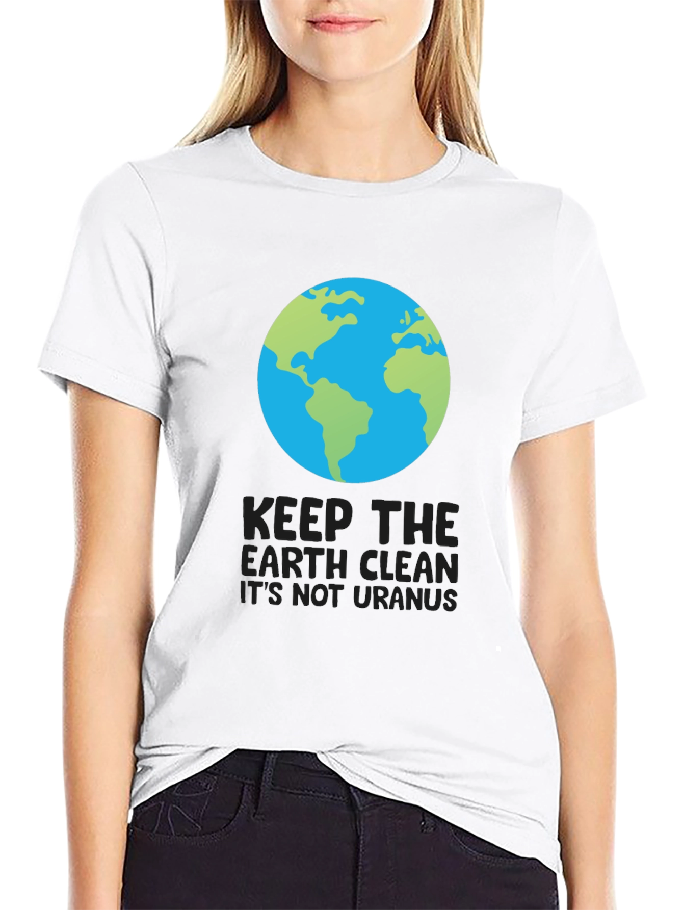 Keep Earth Clean T-Shirt: Eco-Friendly Planet Tee