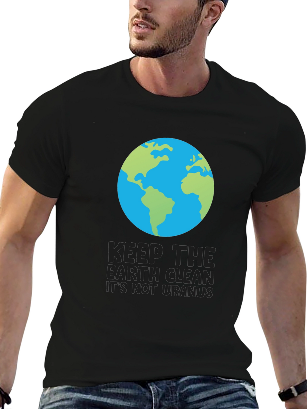 Keep Earth Clean T-Shirt: Eco-Friendly Planet Tee