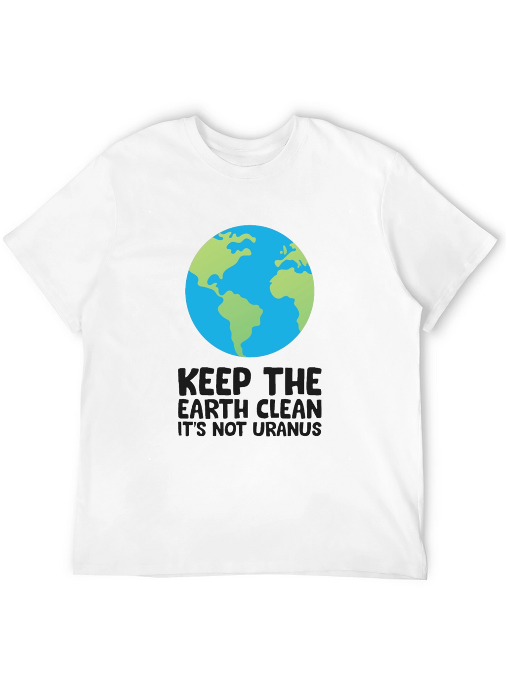 Keep Earth Clean T-Shirt: Eco-Friendly Planet Tee