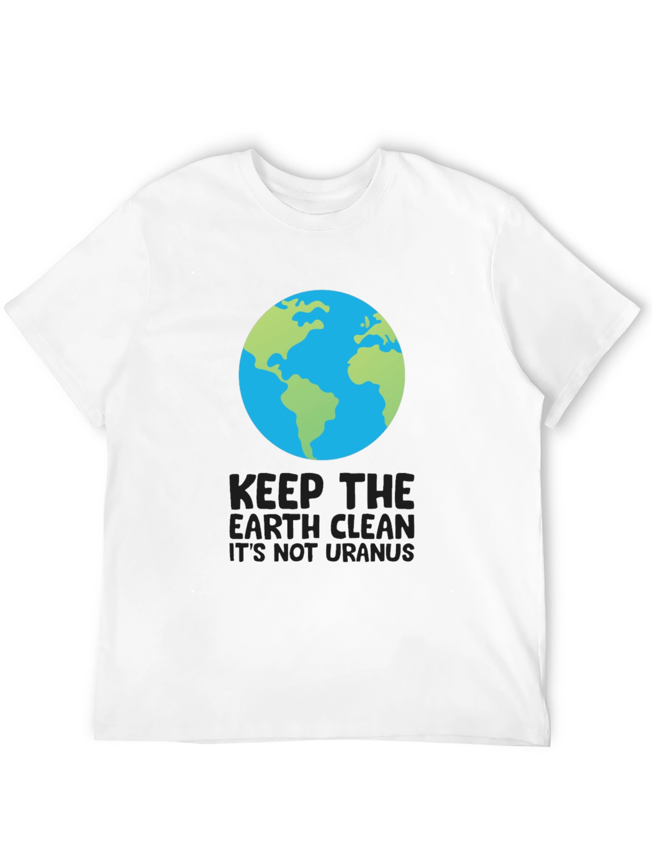 Keep Earth Clean T-Shirt: Eco-Friendly Planet Tee