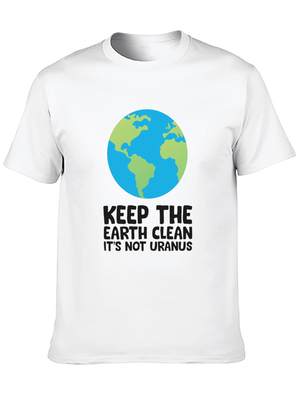 Keep Earth Clean T-Shirt: Eco-Friendly Planet Tee