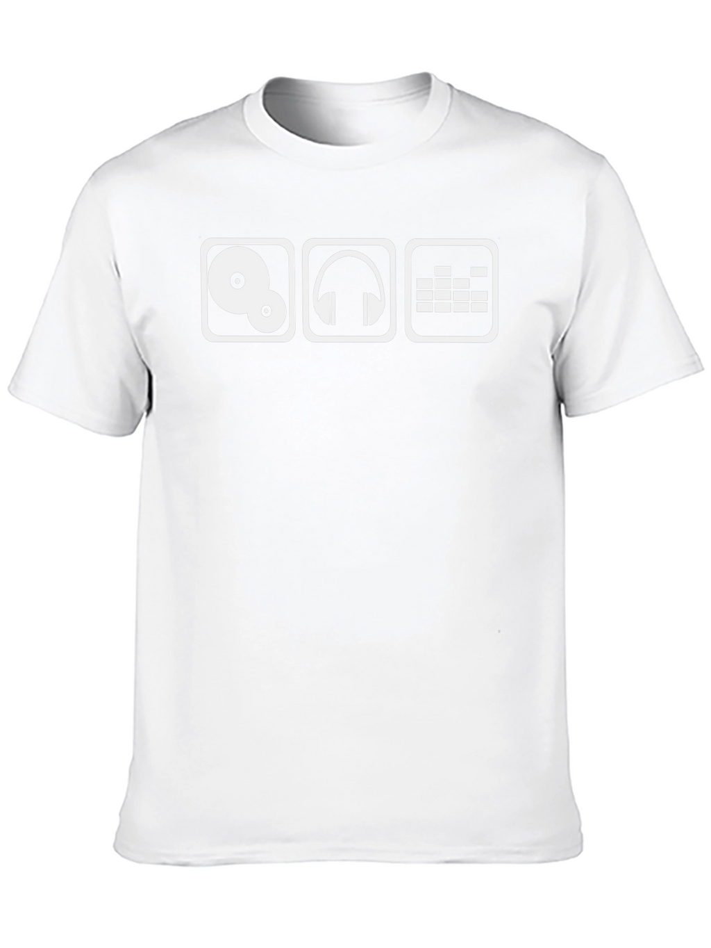 DJ Music Graphic Tee - Stylish Black T-Shirt