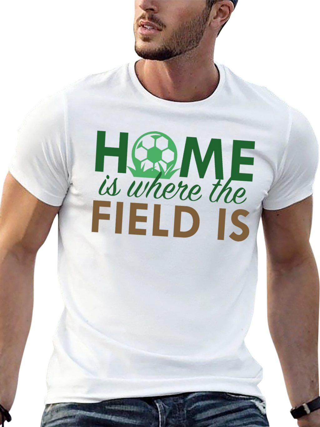 Home is Where the Field Is Graphic T-Shirt