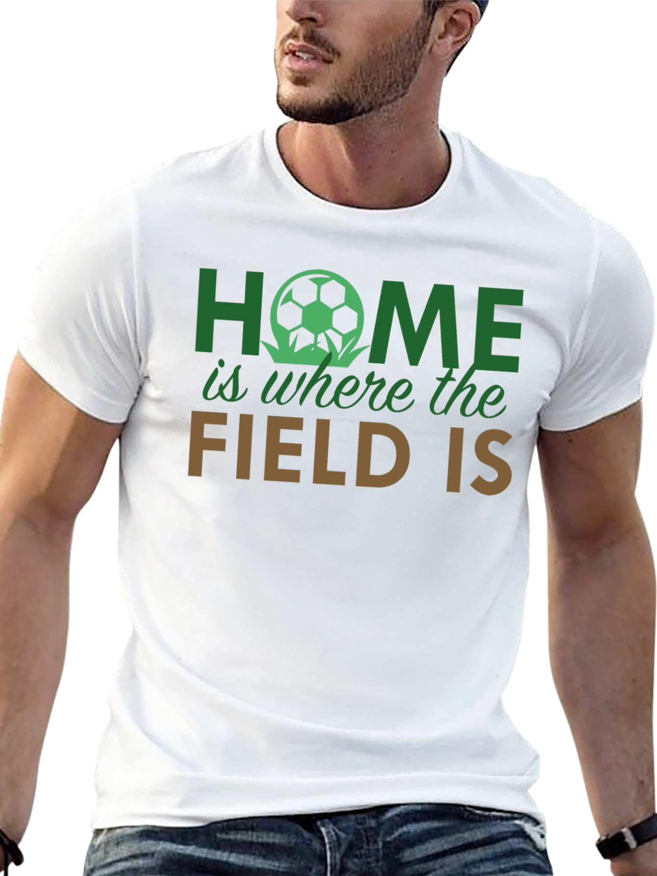 Home is Where the Field Is Graphic T-Shirt