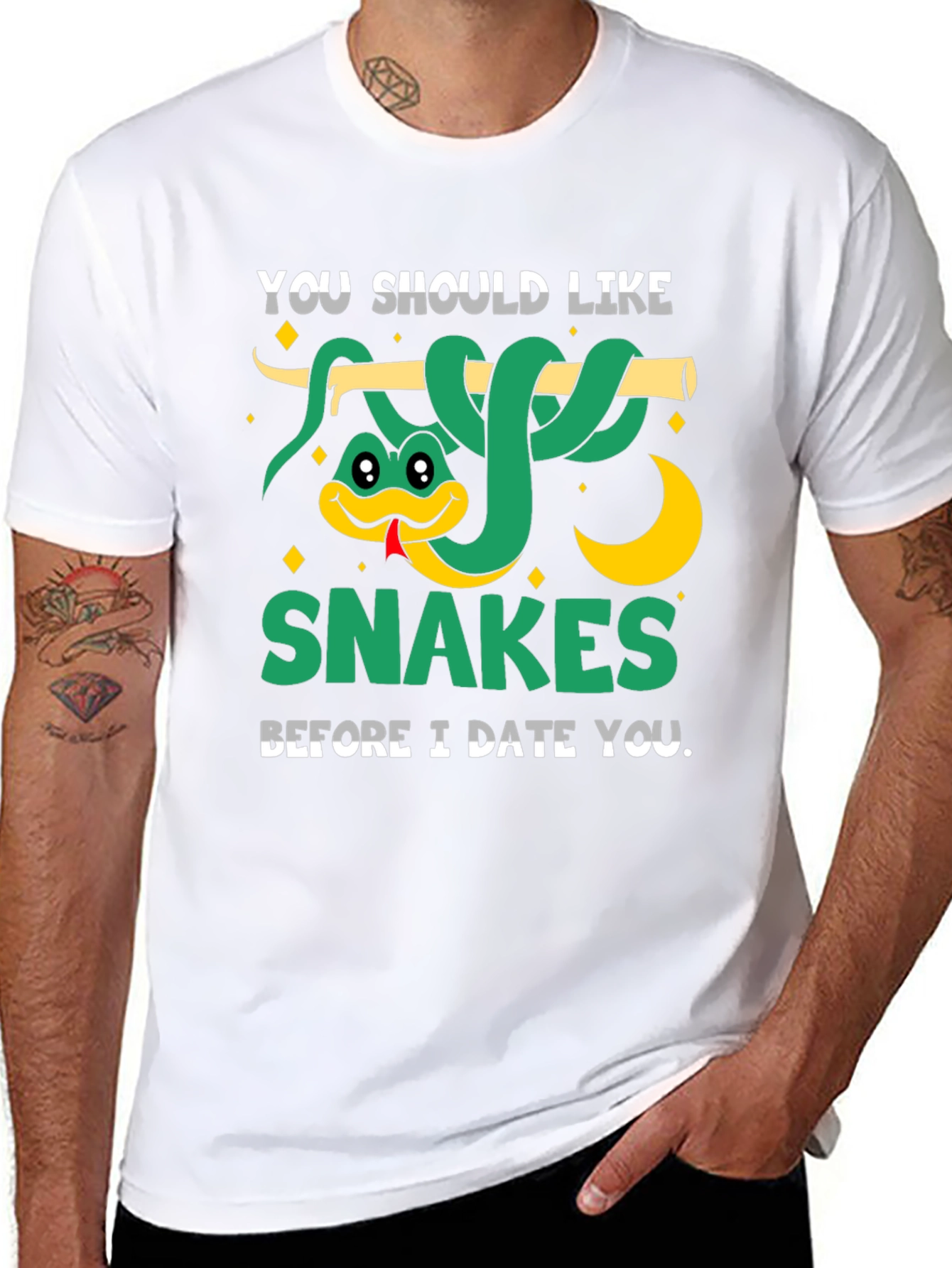 You Should Like Snakes Graphic T-Shirt