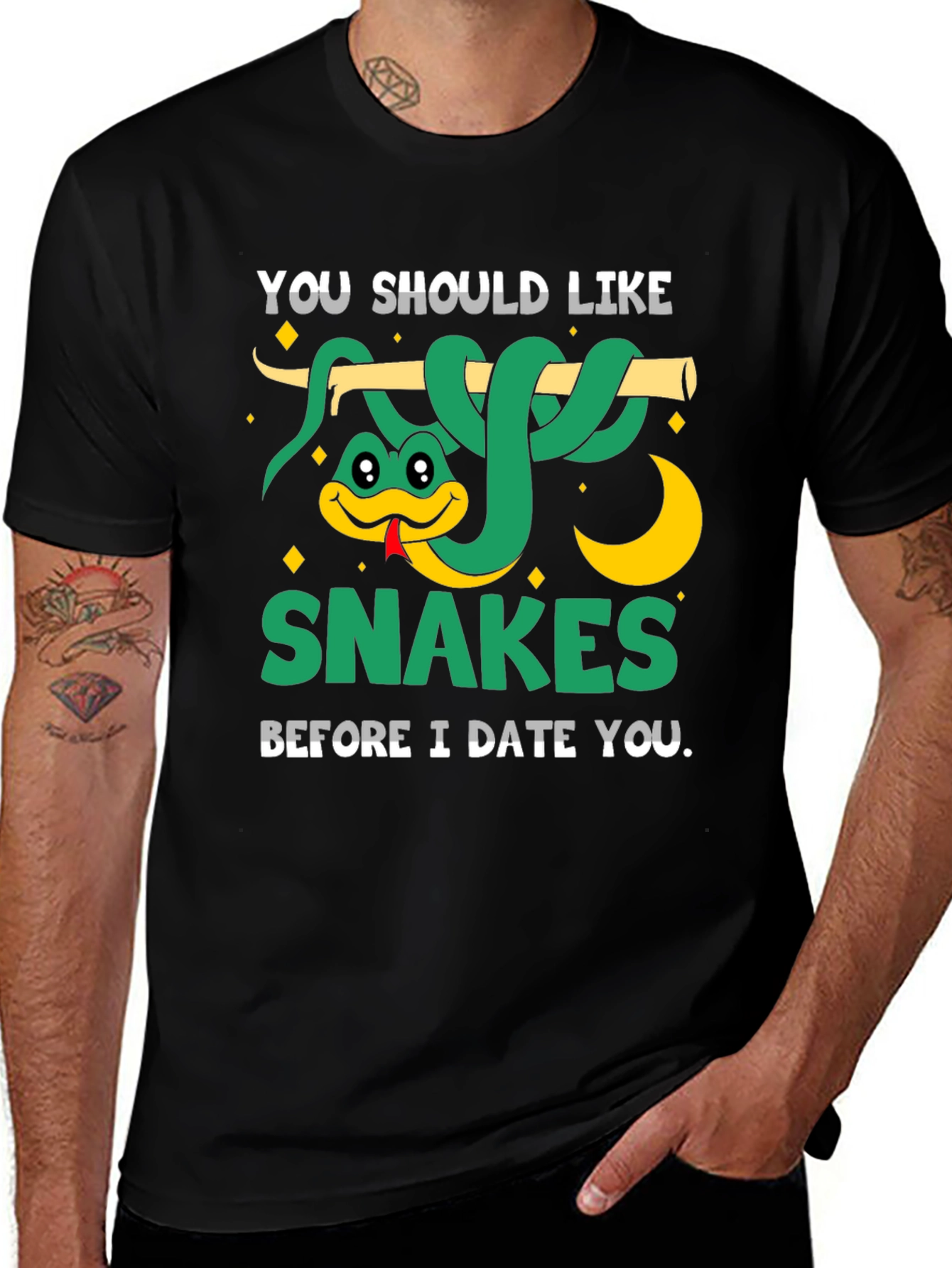 You Should Like Snakes Graphic T-Shirt