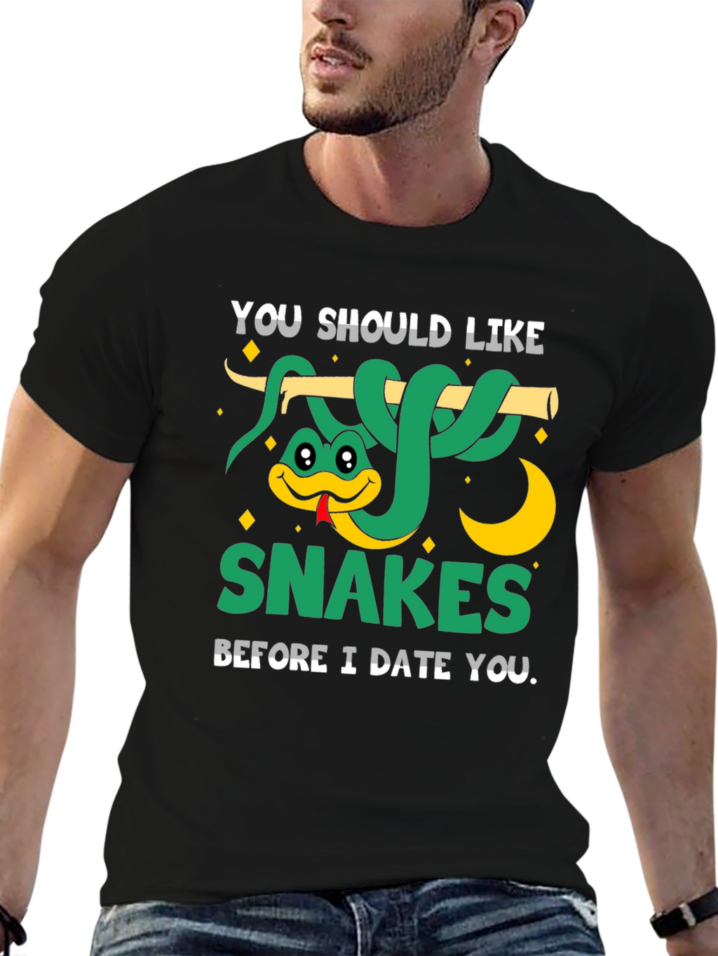 You Should Like Snakes Graphic T-Shirt
