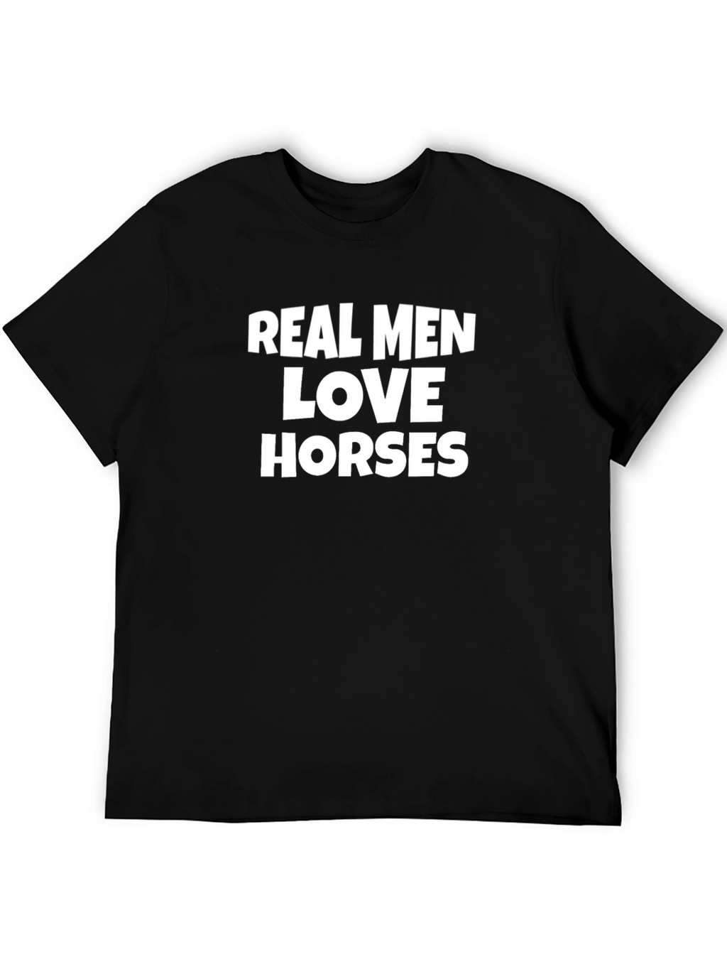 Real Men Love Horses Graphic Tee