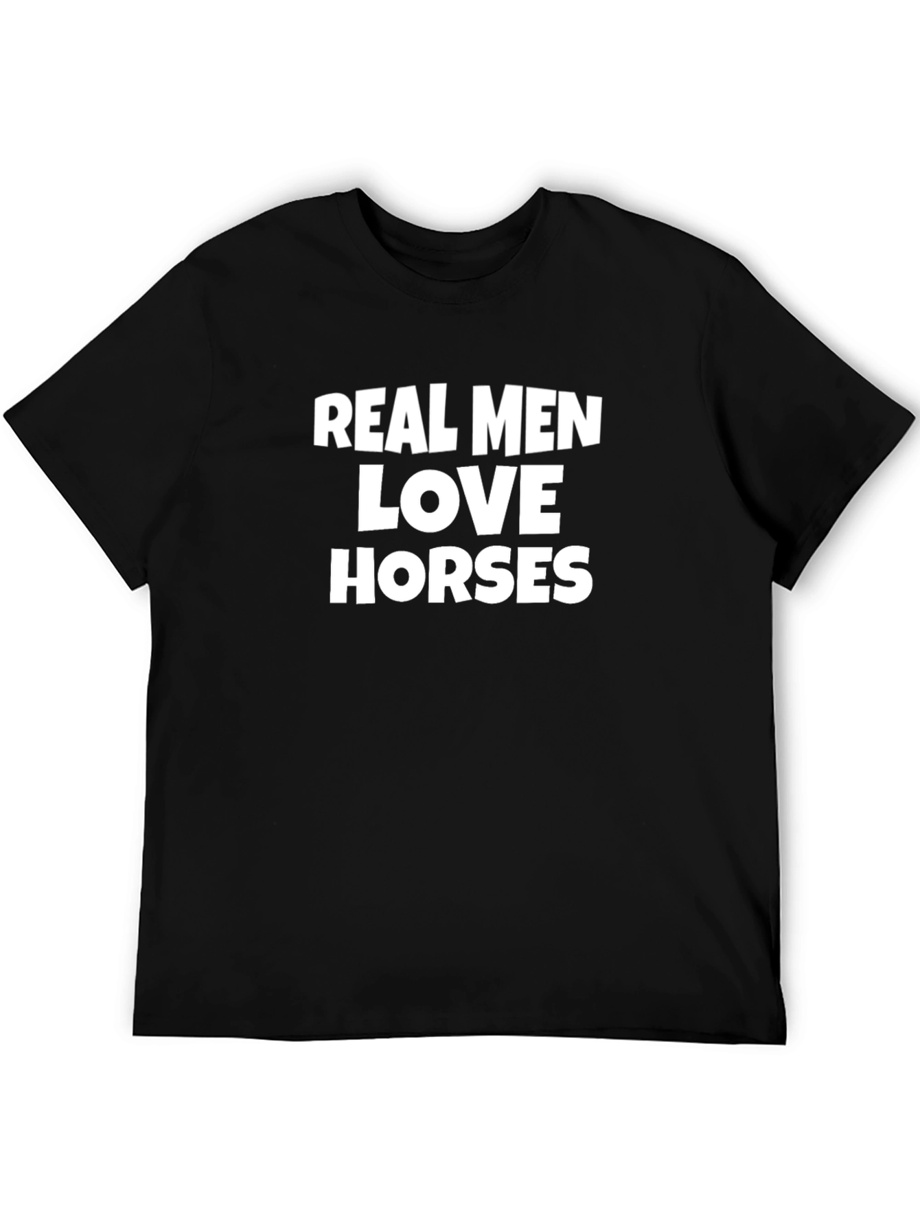 Real Men Love Horses Graphic Tee