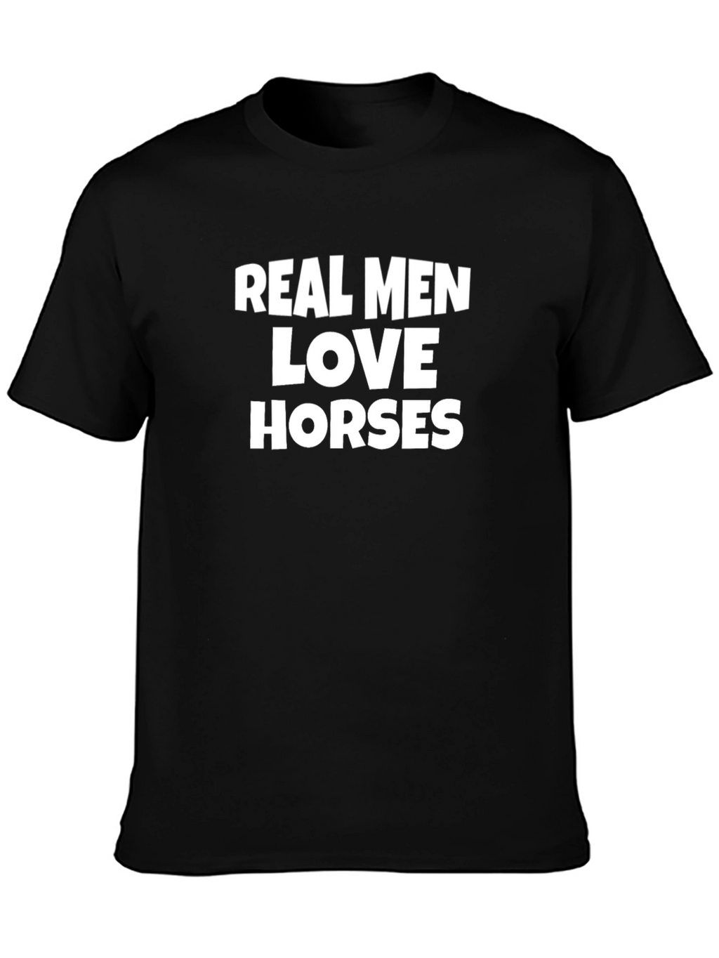 Real Men Love Horses Graphic Tee