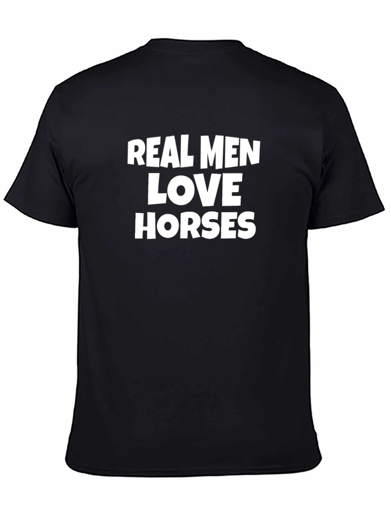 Real Men Love Horses Graphic Tee