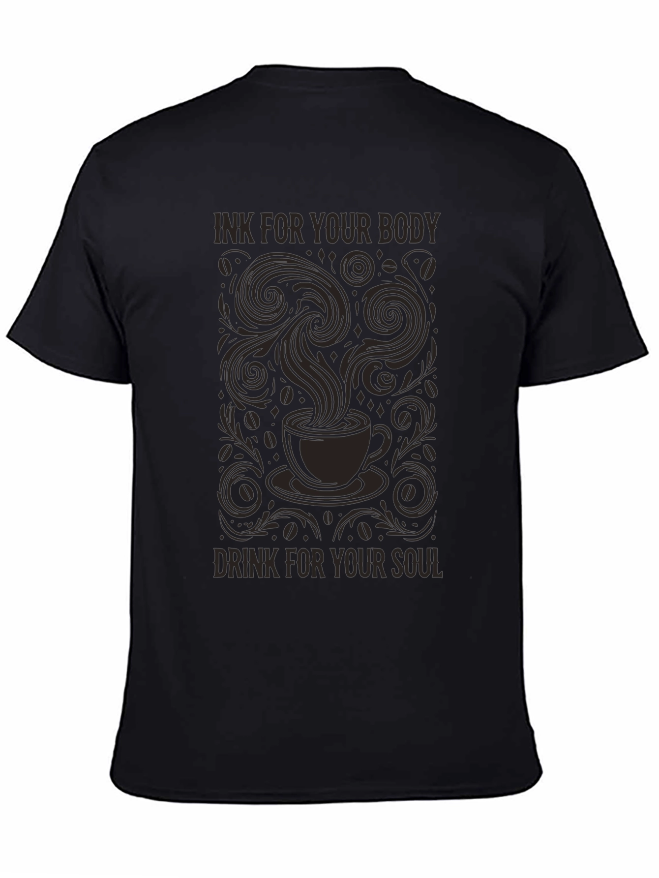Ink & Drink Coffee Graphic Tee - Soft Cotton Comfort