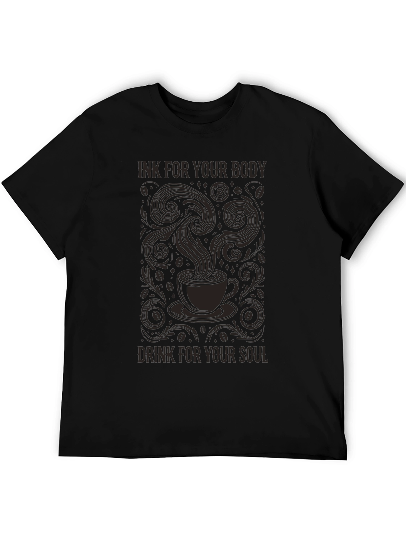 Ink & Drink Coffee Graphic Tee - Soft Cotton Comfort