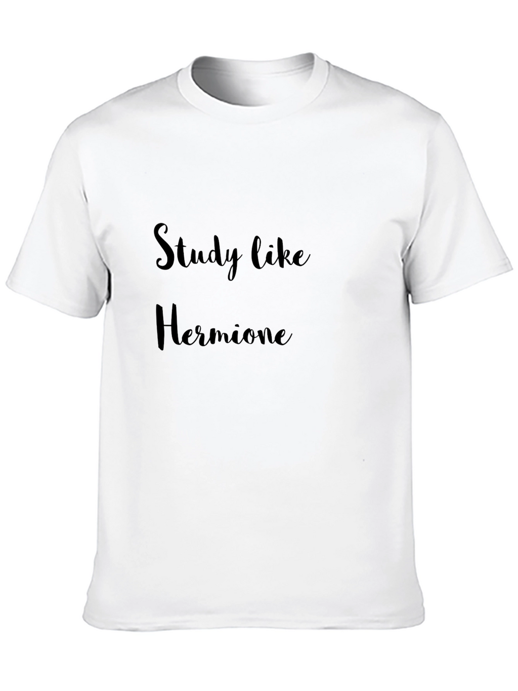 Study Like Hermione T-Shirt - Black Cotton Tee
