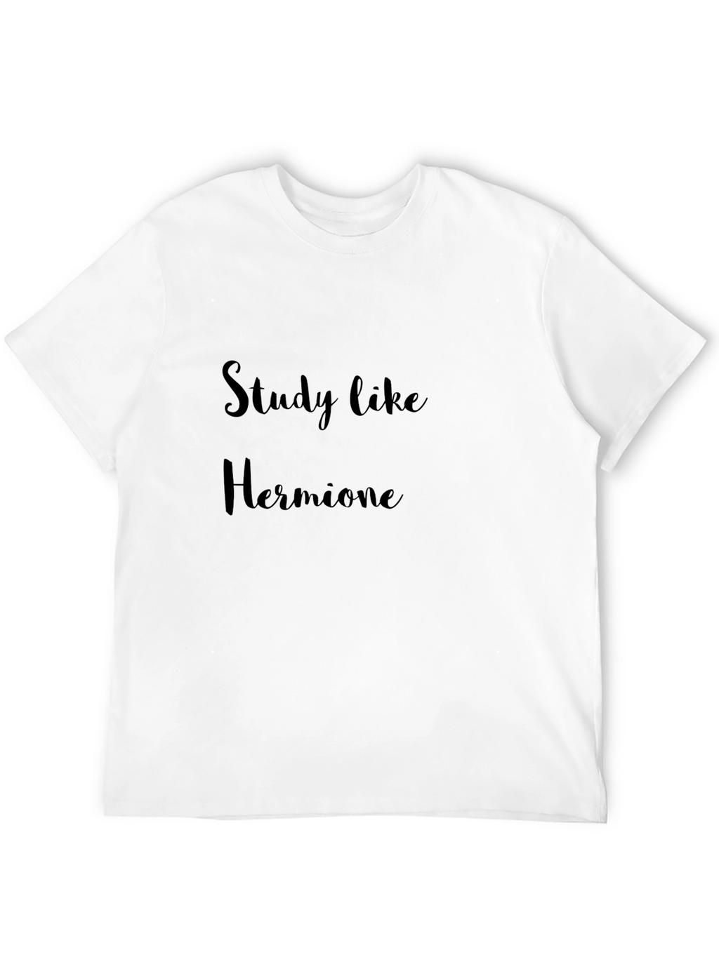 Study Like Hermione T-Shirt - Black Cotton Tee