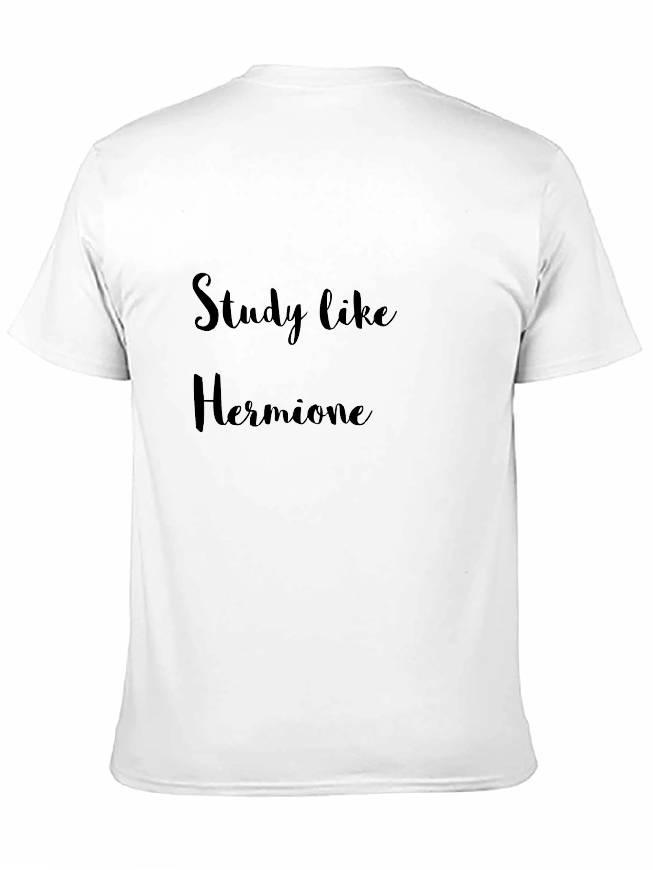 Study Like Hermione T-Shirt - Black Cotton Tee