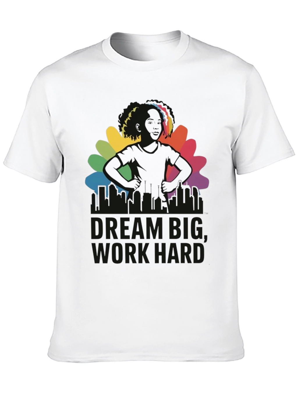 Dream Big Graphic Tee - Black
