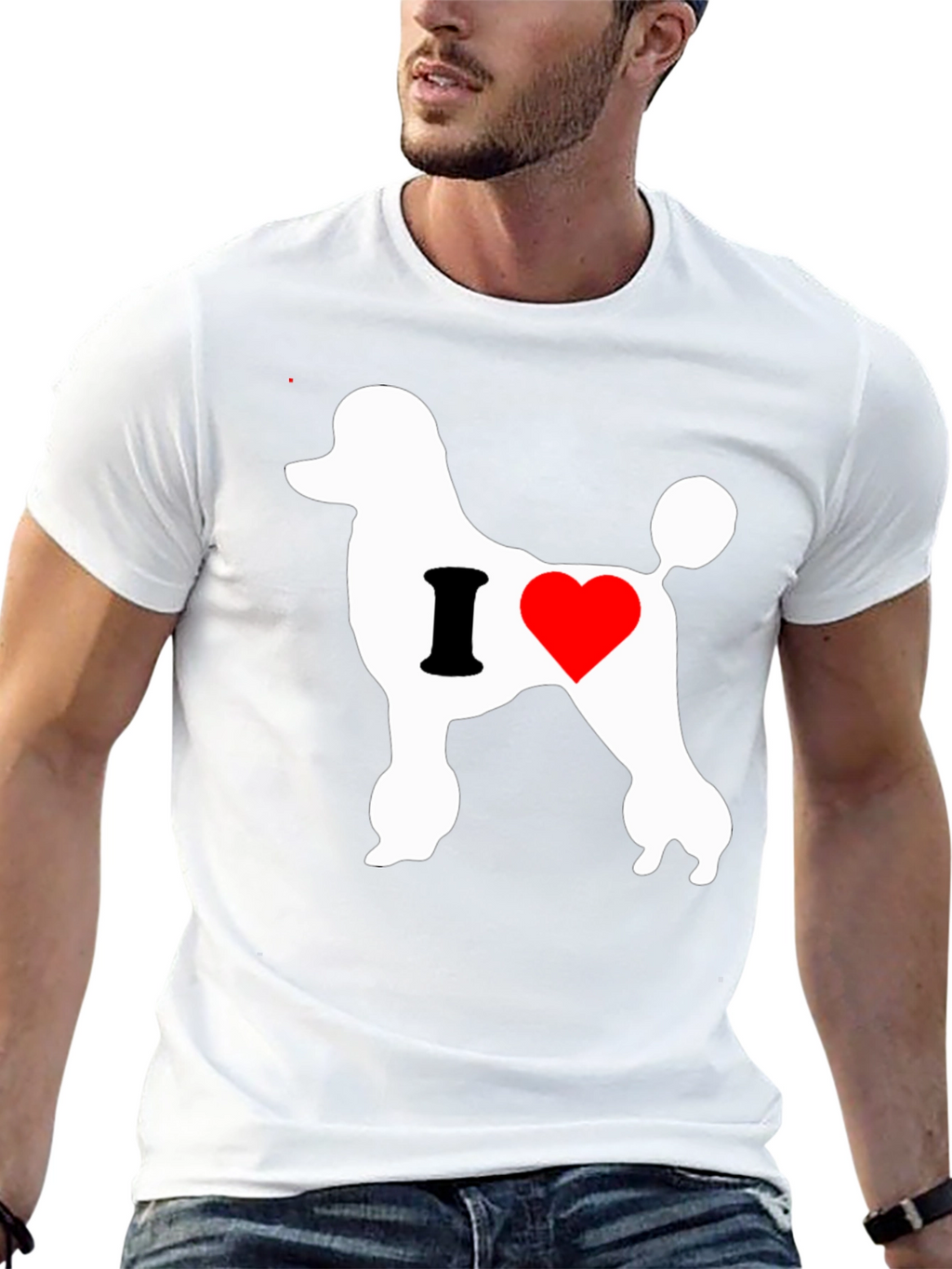 I Love Poodles T-Shirt