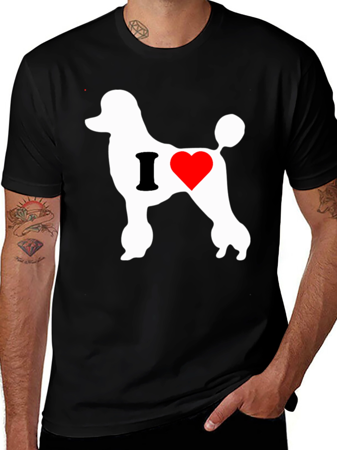 I Love Poodles T-Shirt