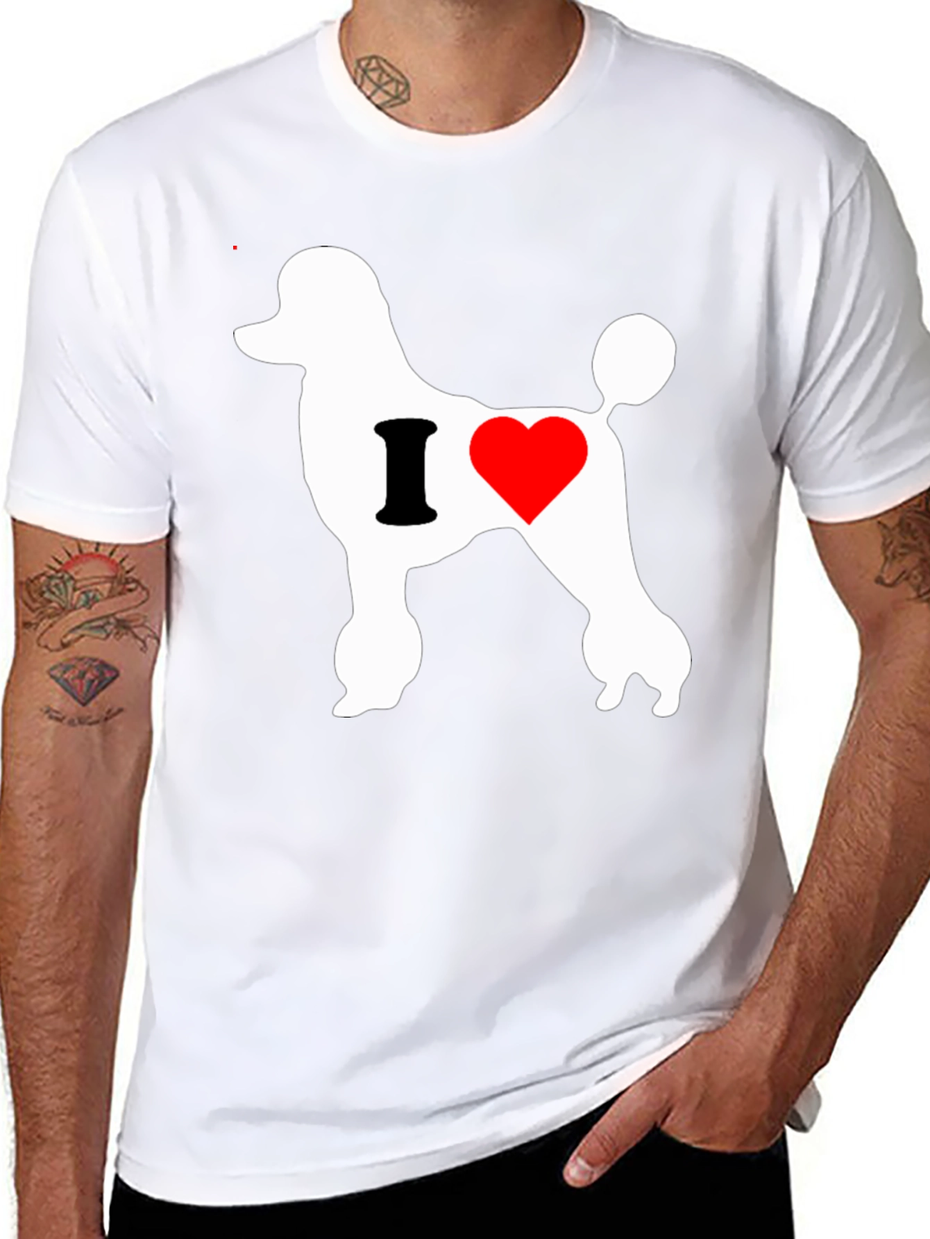 I Love Poodles T-Shirt