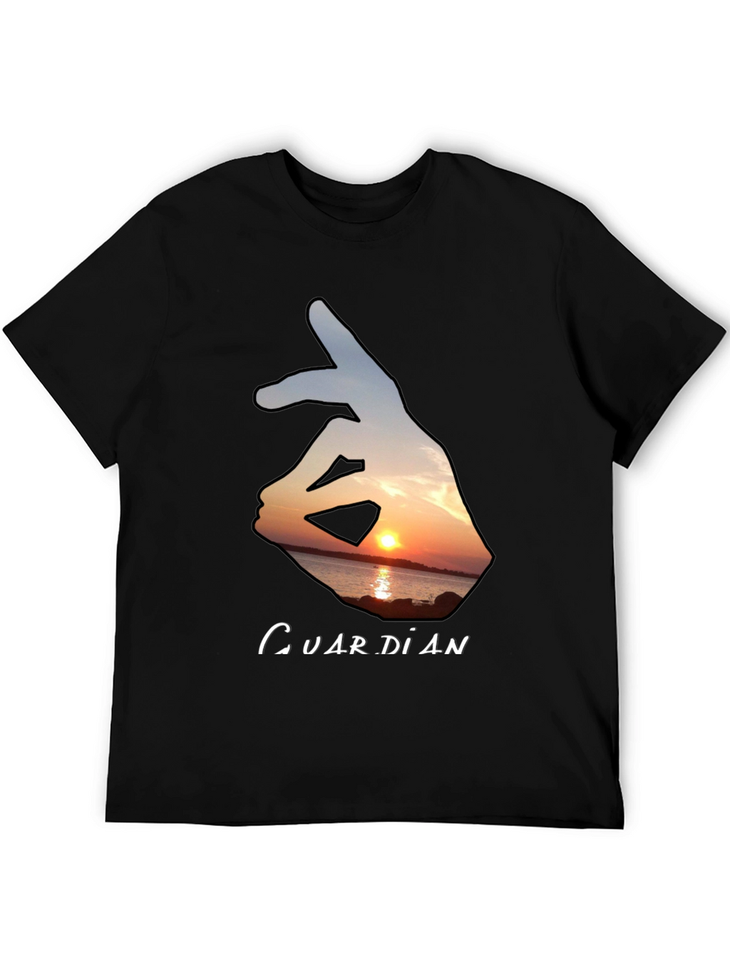 Guardian Sunset Graphic T-Shirt