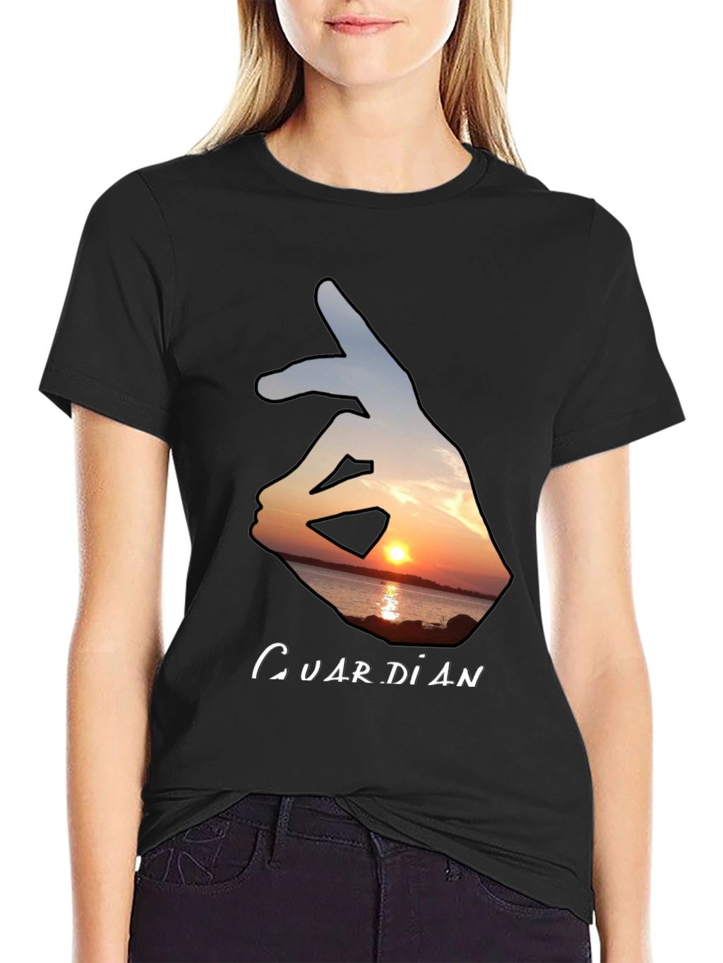 Guardian Sunset Graphic T-Shirt