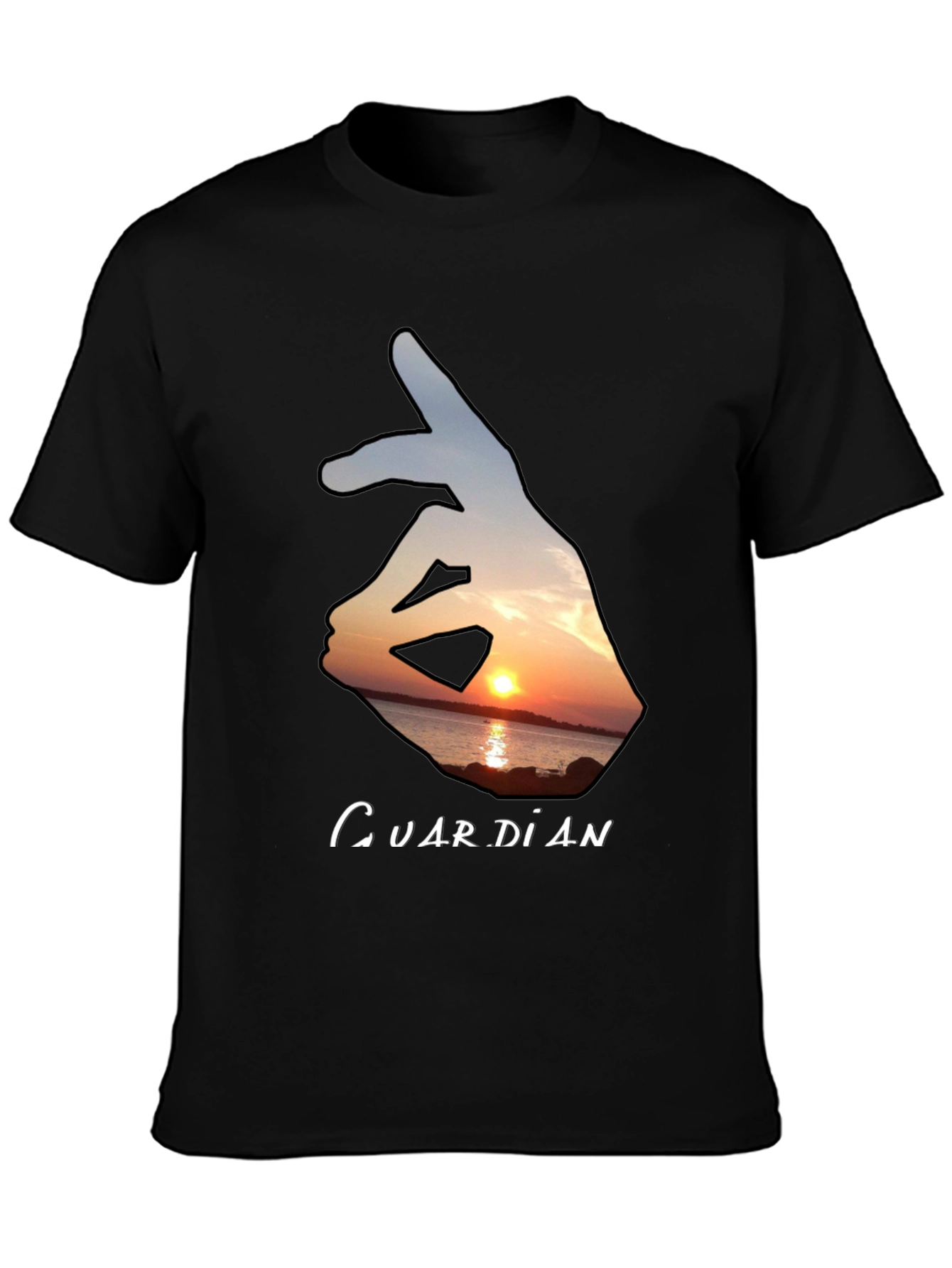 Guardian Sunset Graphic T-Shirt