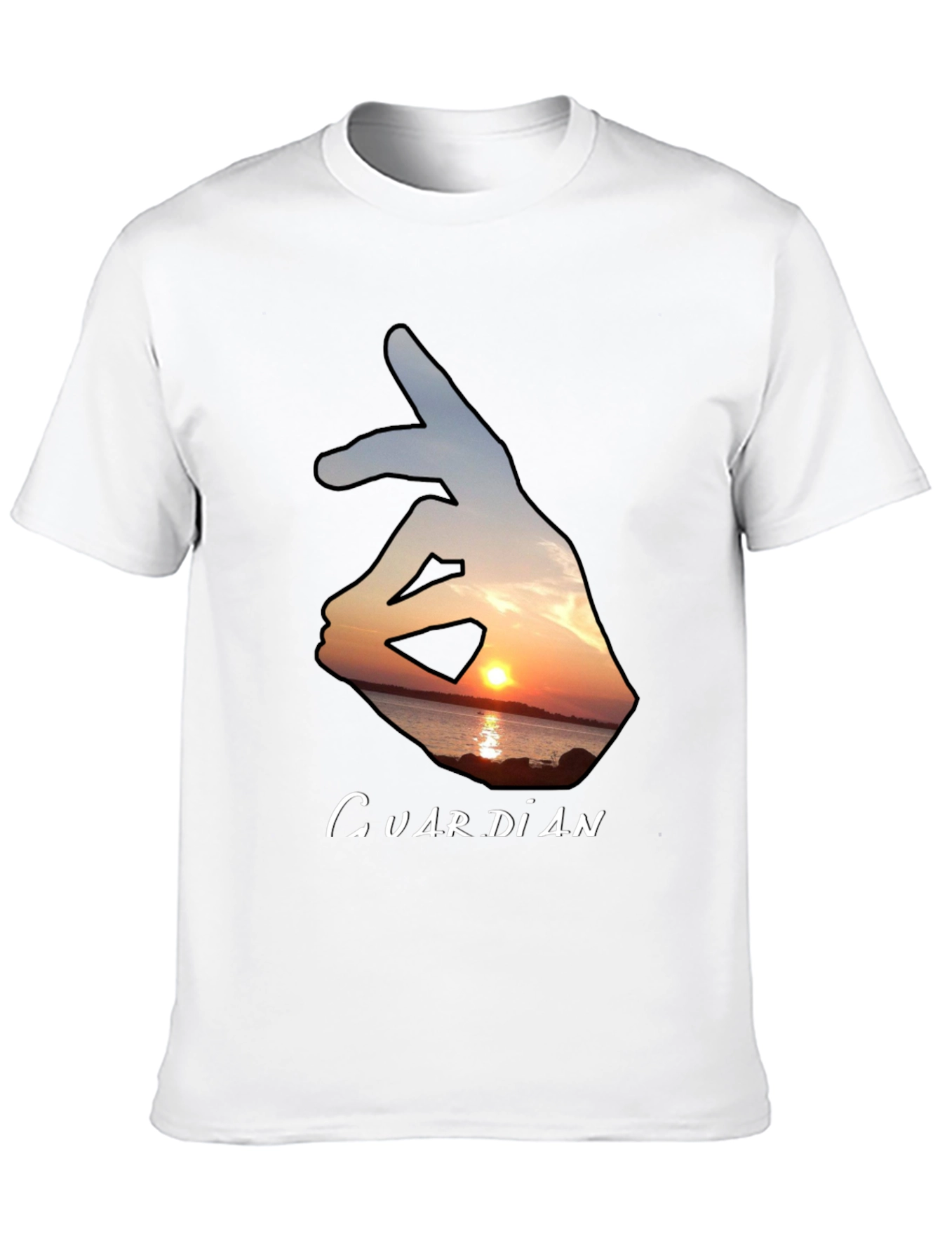 Guardian Sunset Graphic T-Shirt