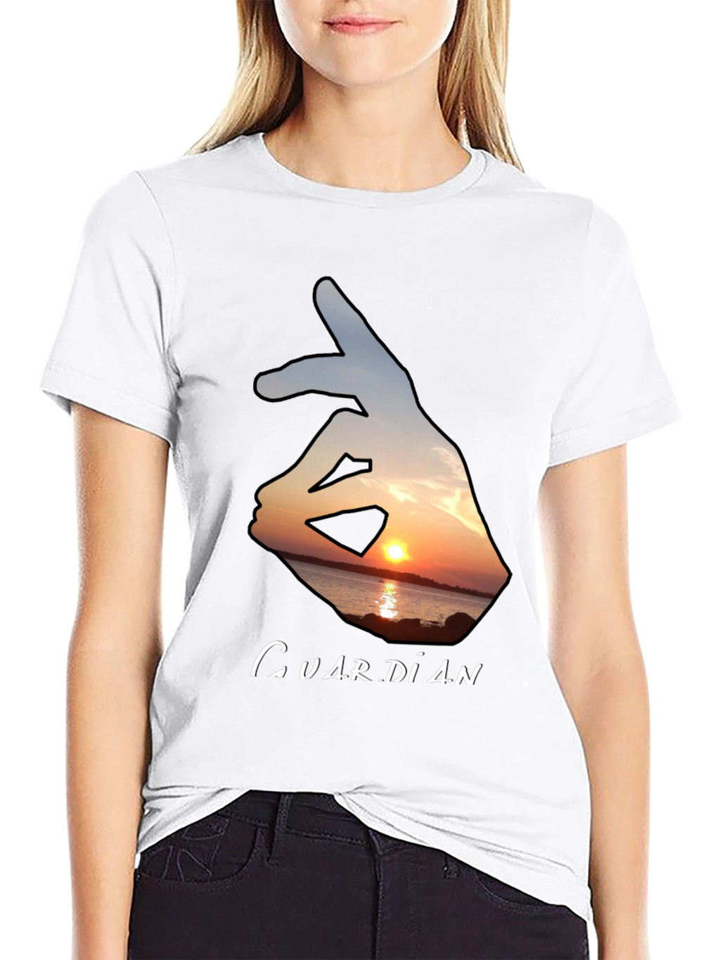 Guardian Sunset Graphic T-Shirt