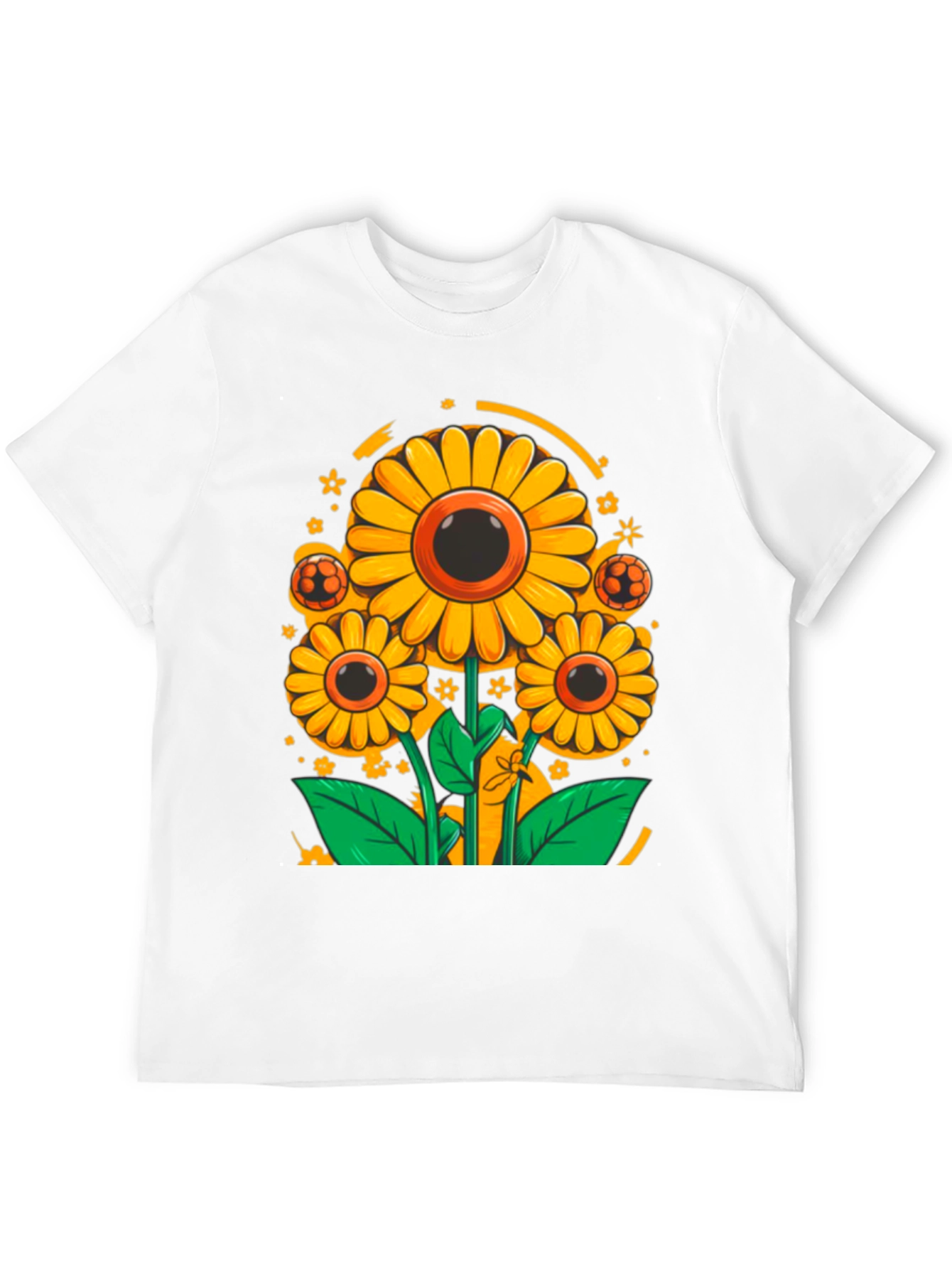 Sunflower Soccer T-Shirt - Black Graphic Tee