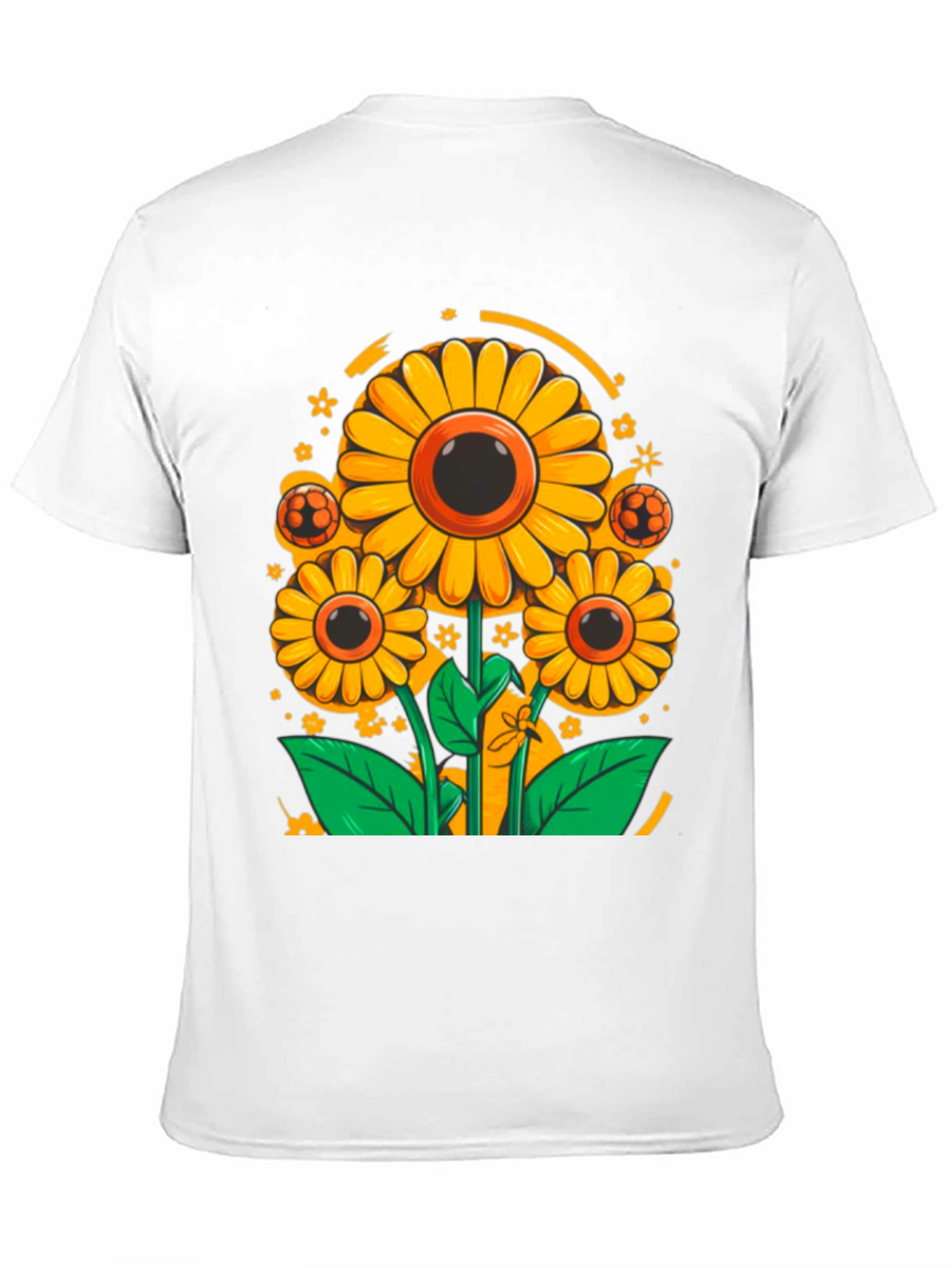 Sunflower Soccer T-Shirt - Black Graphic Tee