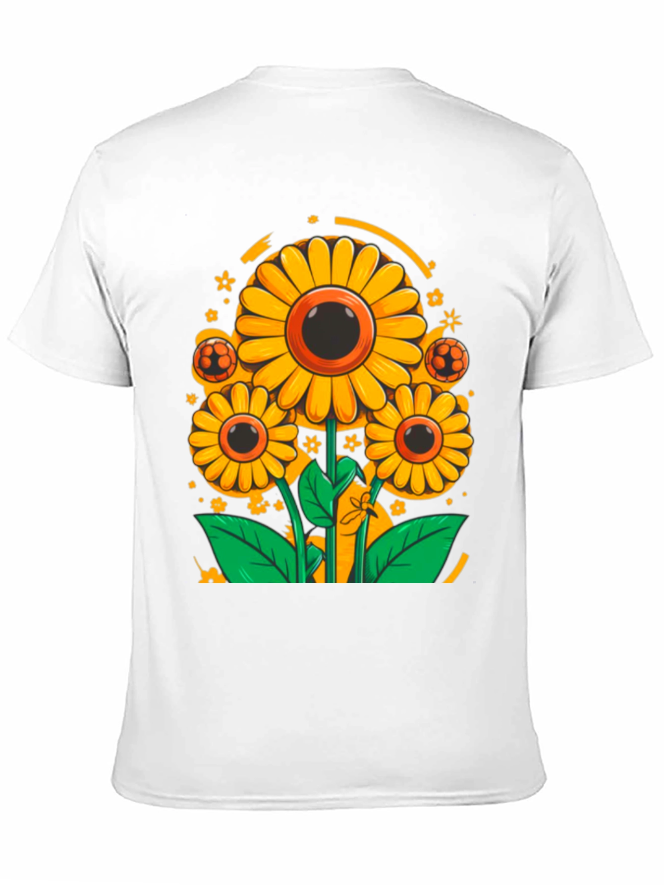 Sunflower Soccer T-Shirt - Black Graphic Tee