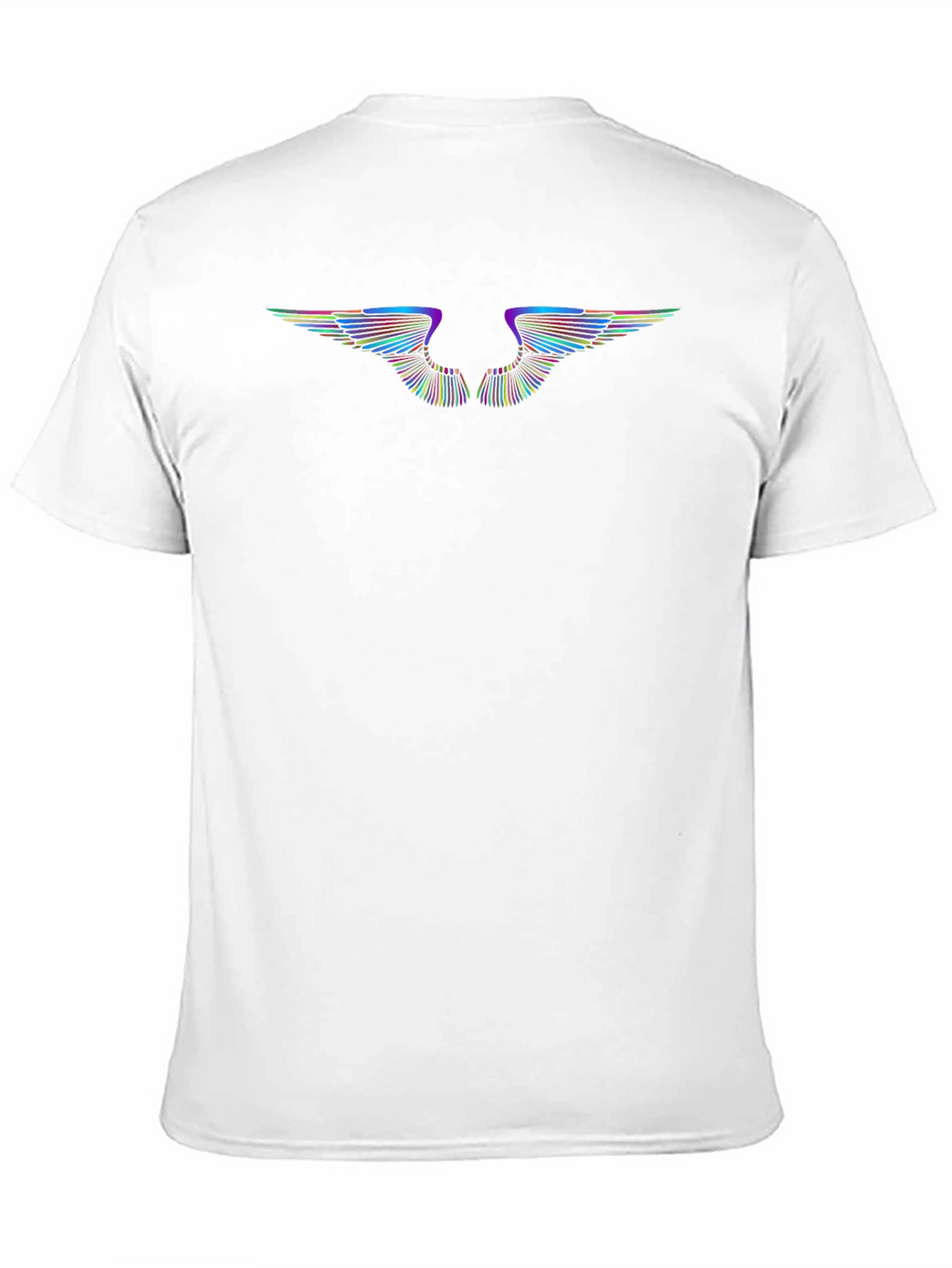 Rainbow Wings Black Tee