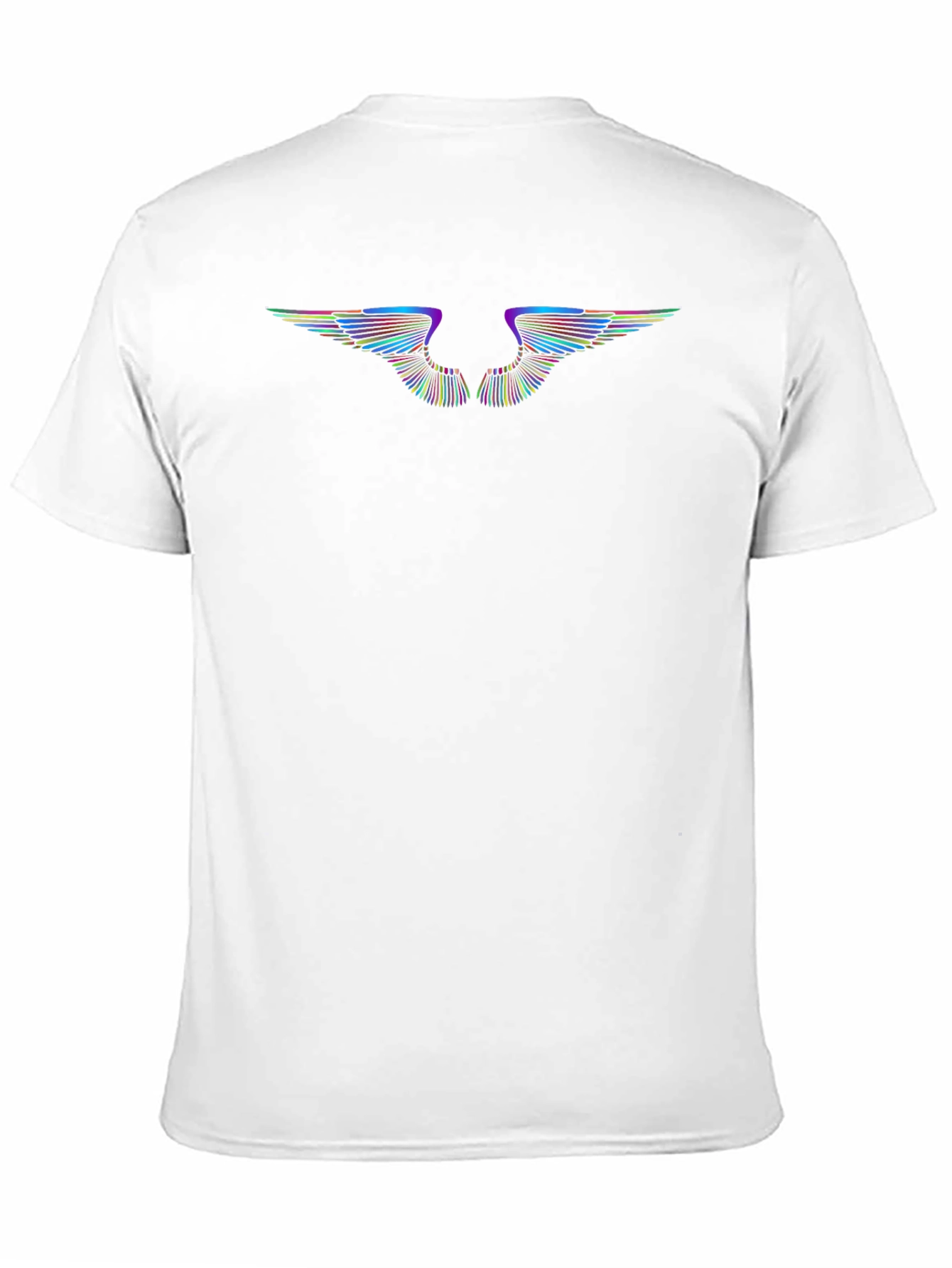 Rainbow Wings Black Tee