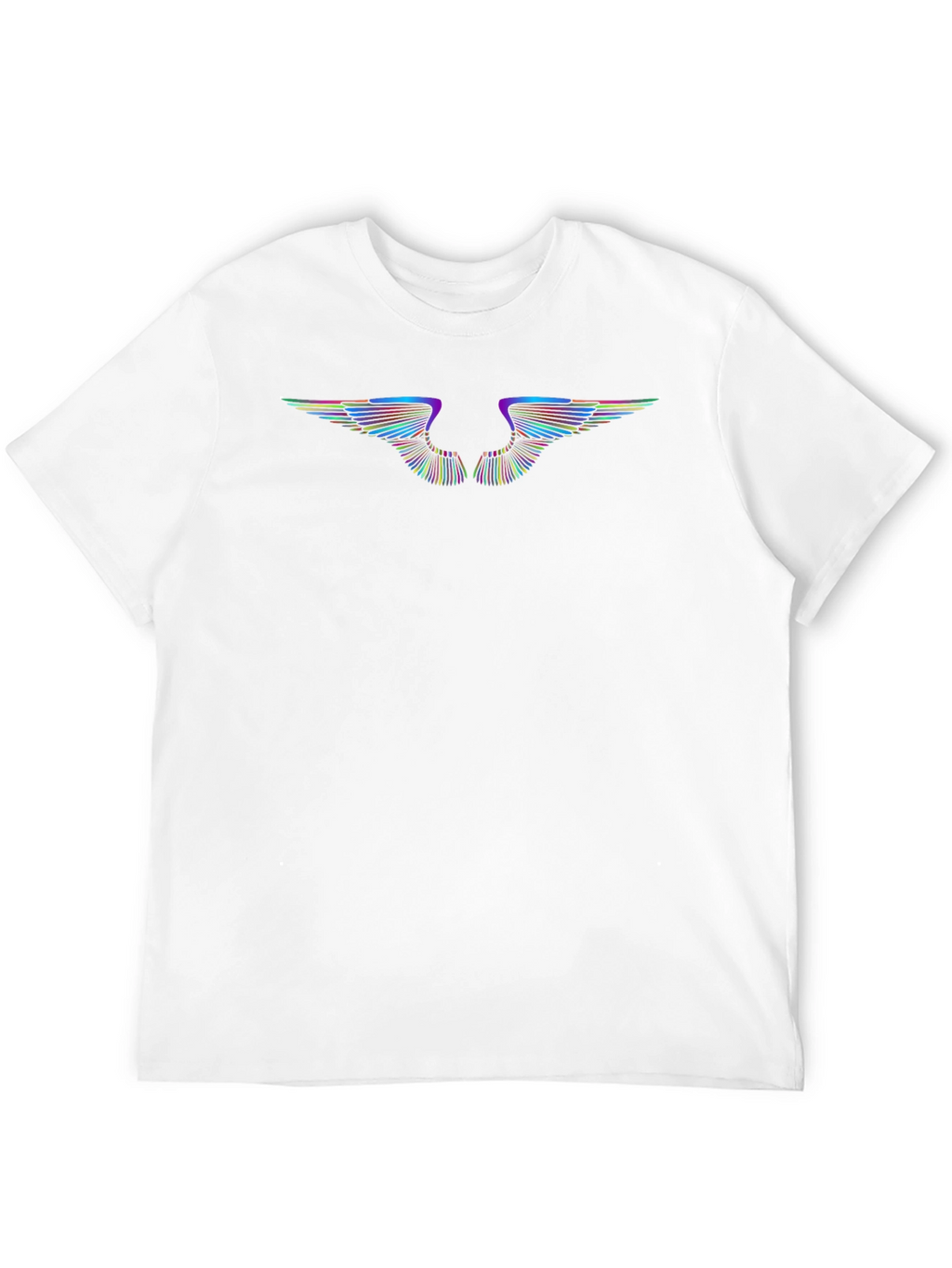 Rainbow Wings Black Tee