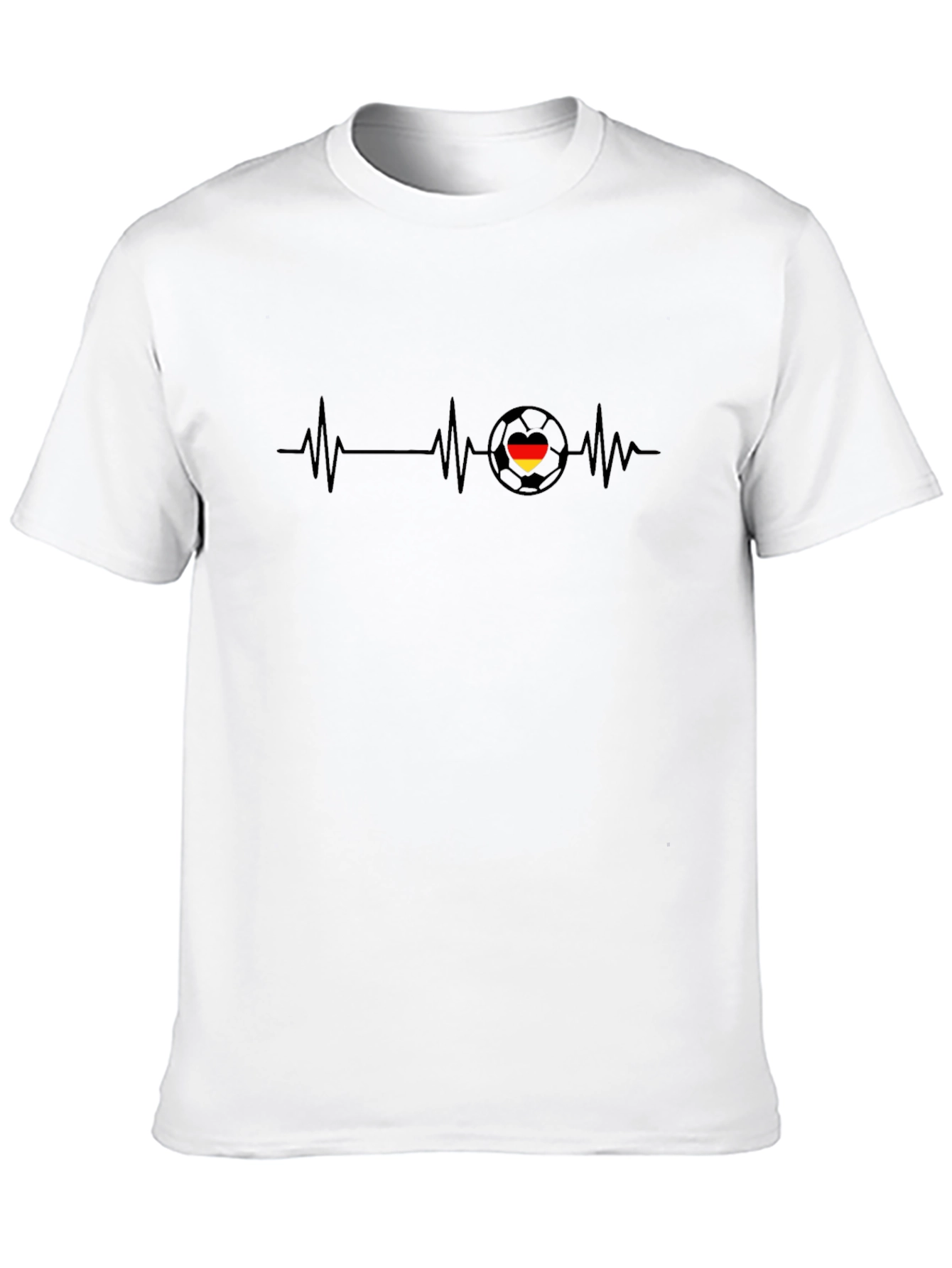 Germany Soccer Heartbeat Graphic Tee