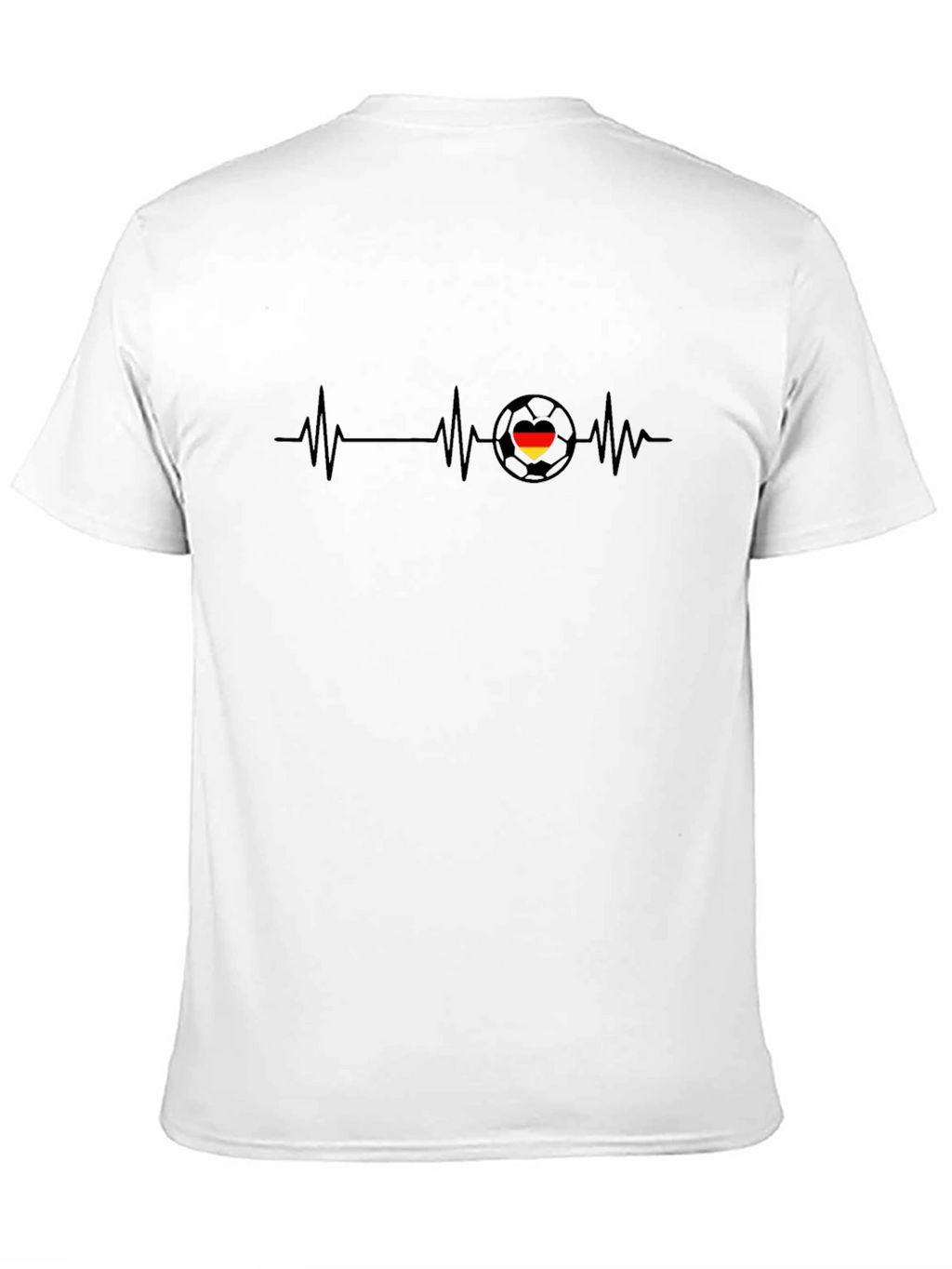 Germany Soccer Heartbeat Graphic Tee