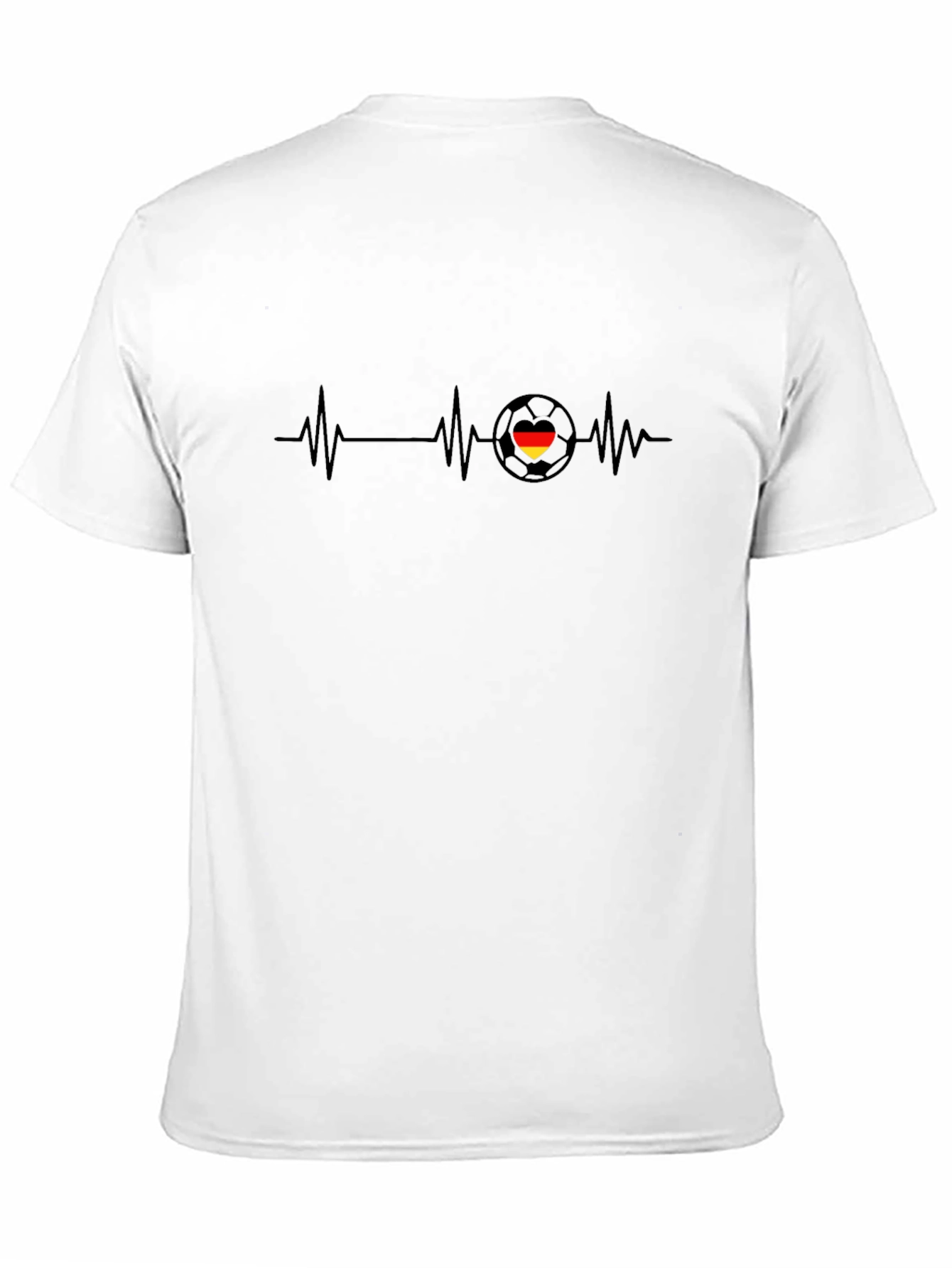 Germany Soccer Heartbeat Graphic Tee