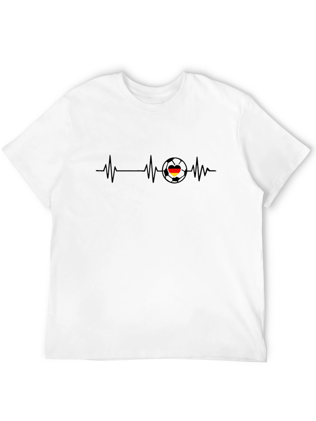 Germany Soccer Heartbeat Graphic Tee