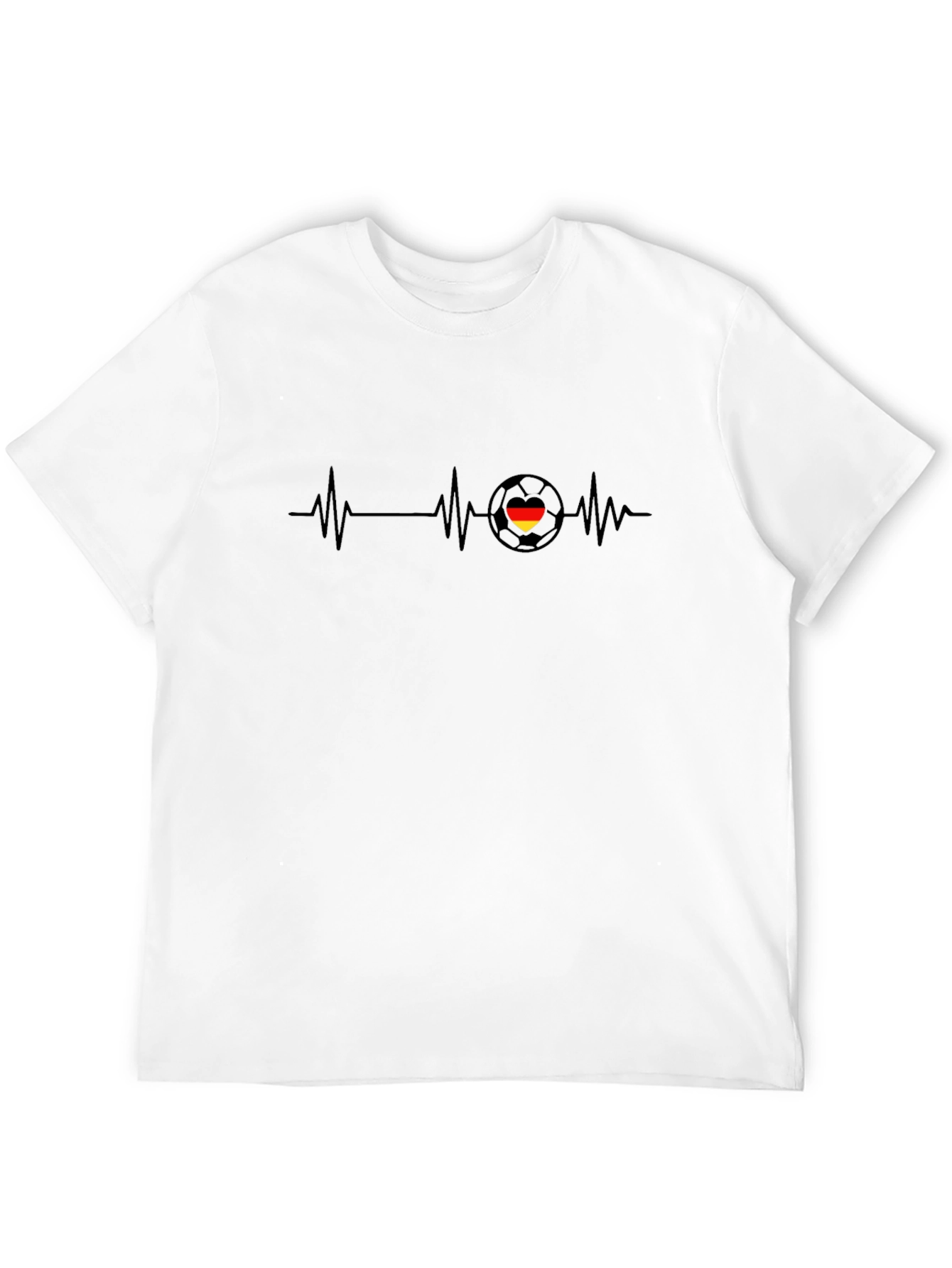 Germany Soccer Heartbeat Graphic Tee