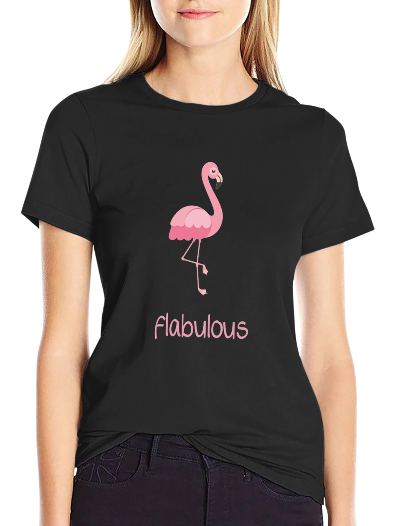 Flabulous Flamingo Graphic Tee