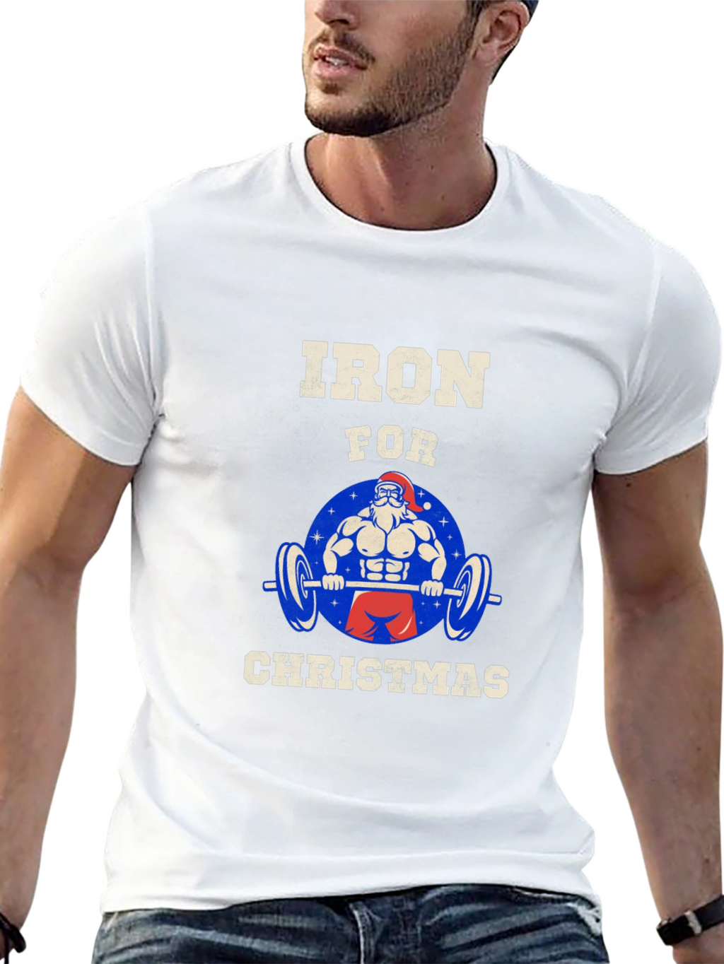 Iron for Christmas Graphic T-Shirt