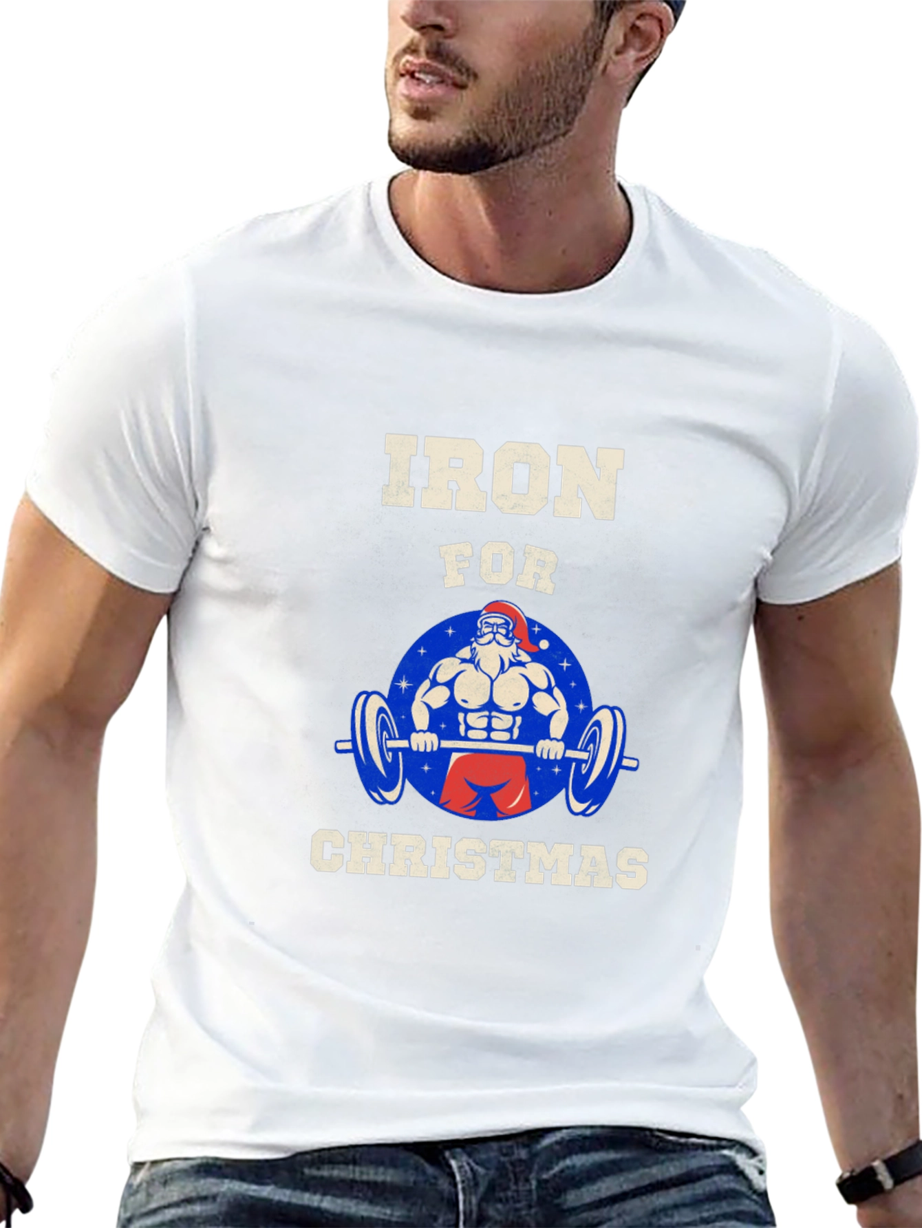 Iron for Christmas Graphic T-Shirt