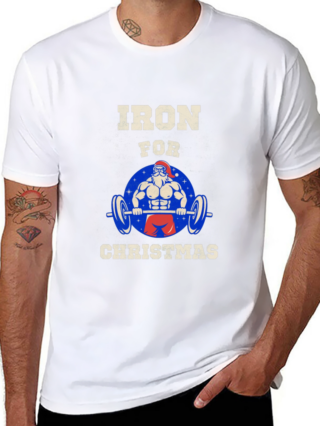 Iron for Christmas Graphic T-Shirt
