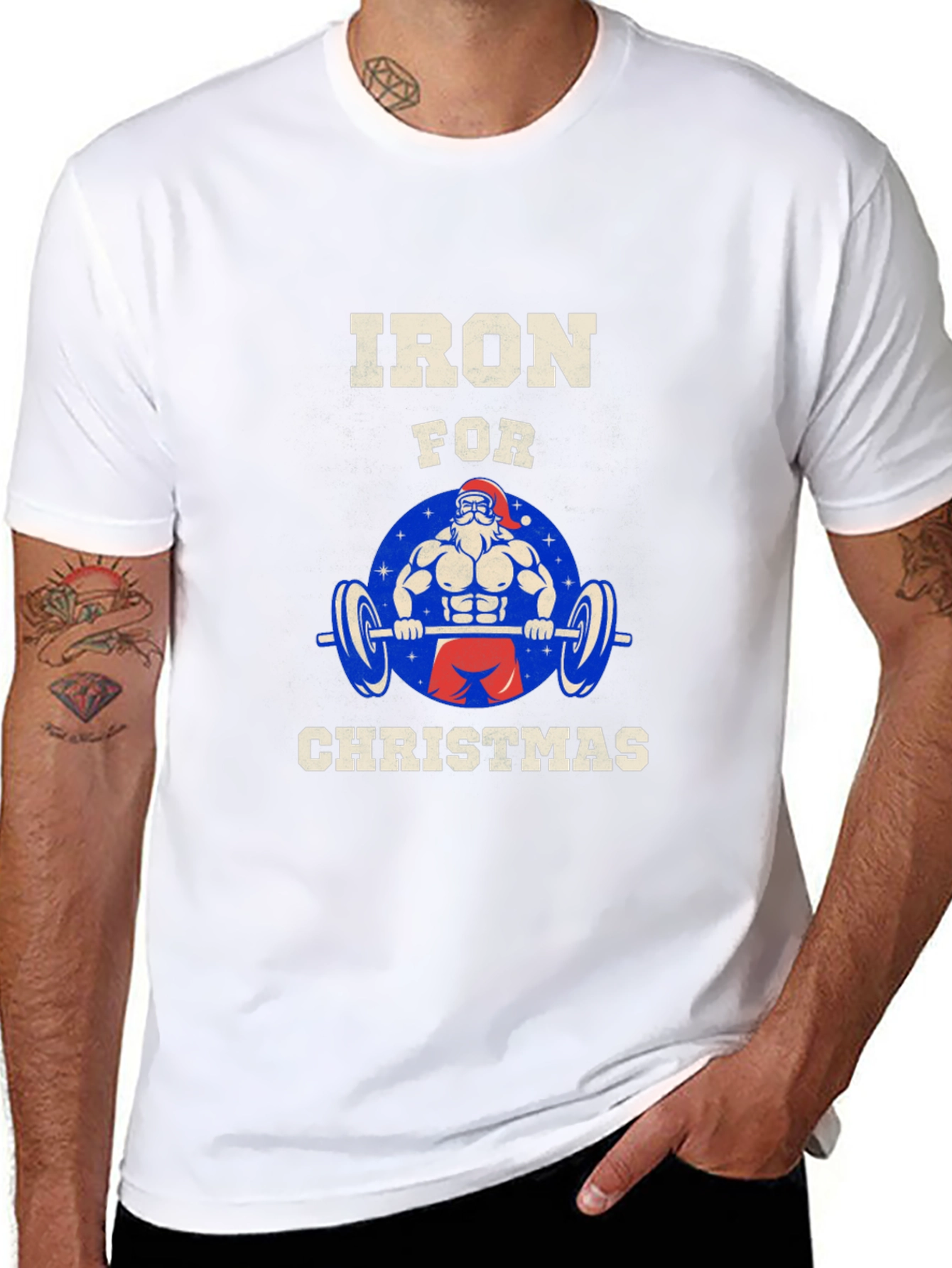 Iron for Christmas Graphic T-Shirt