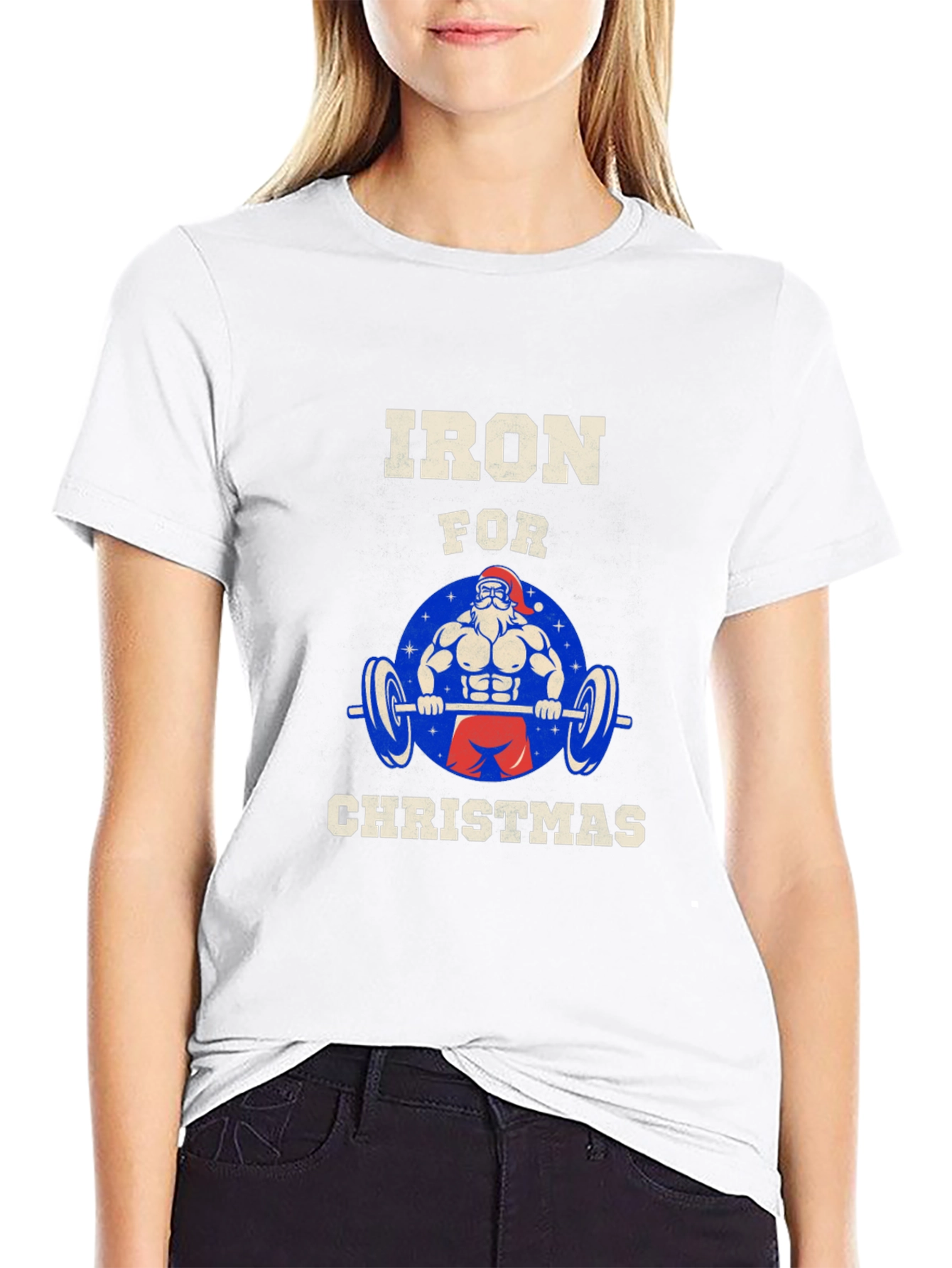 Iron for Christmas Graphic T-Shirt