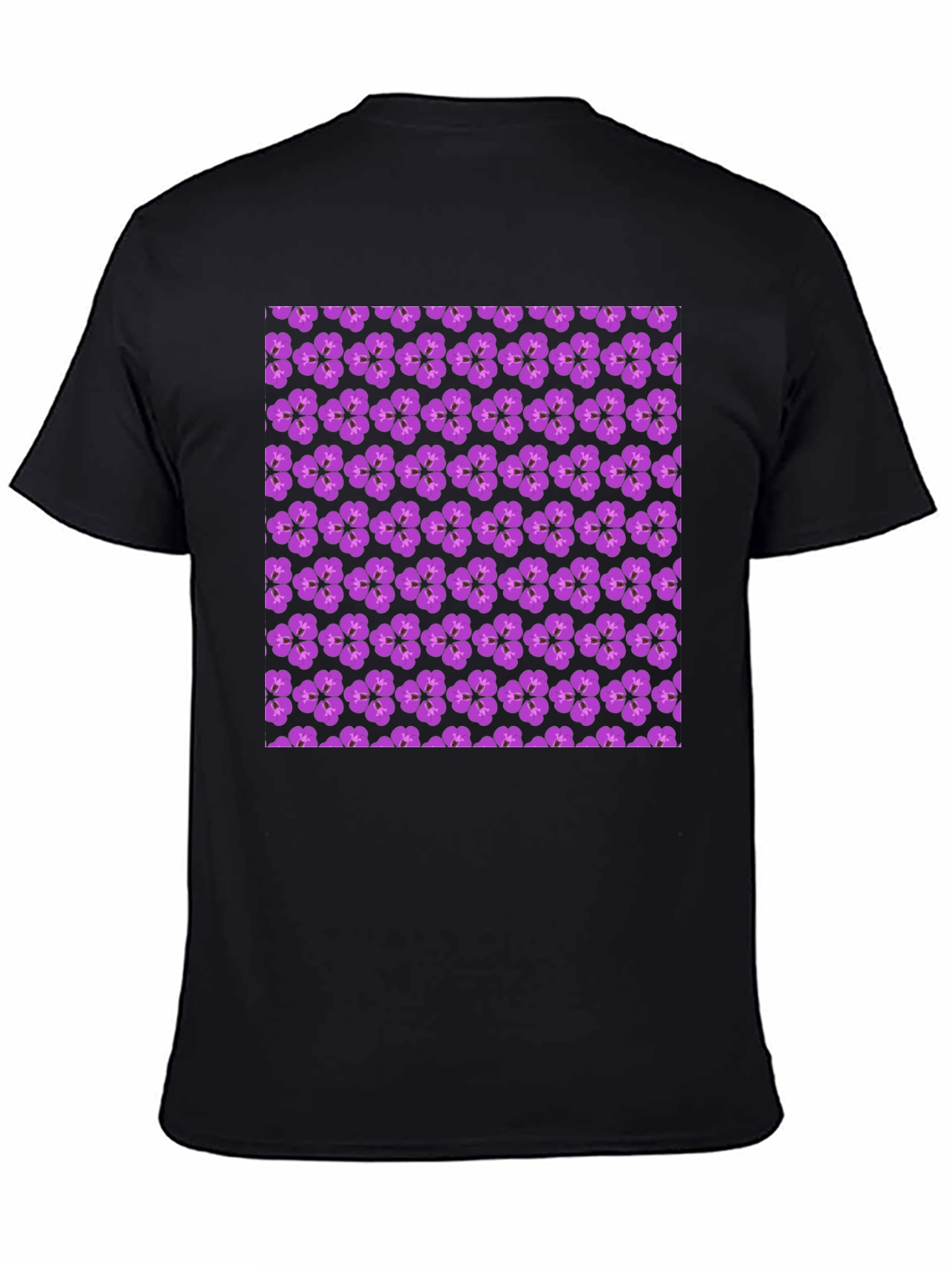 Floral Print Crew Neck T-Shirt