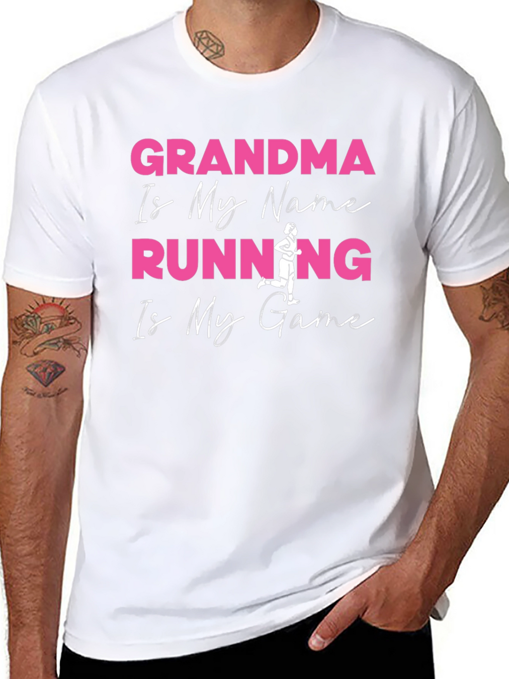 Grandma Running T-Shirt - Gift for Runners