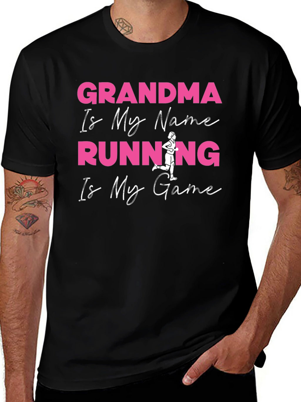 Grandma Running T-Shirt - Gift for Runners