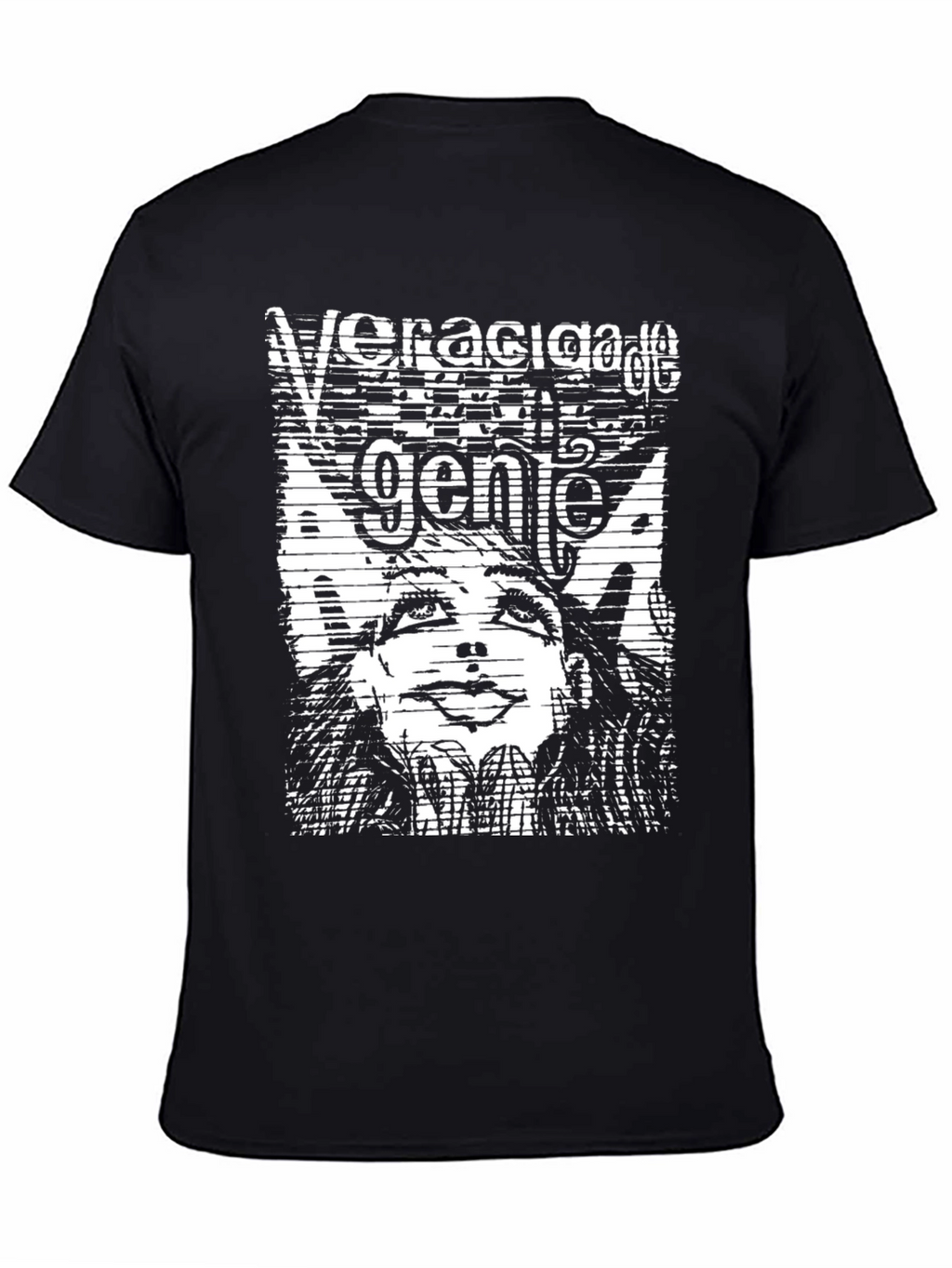 Veracigage Genie Black Graphic Tee